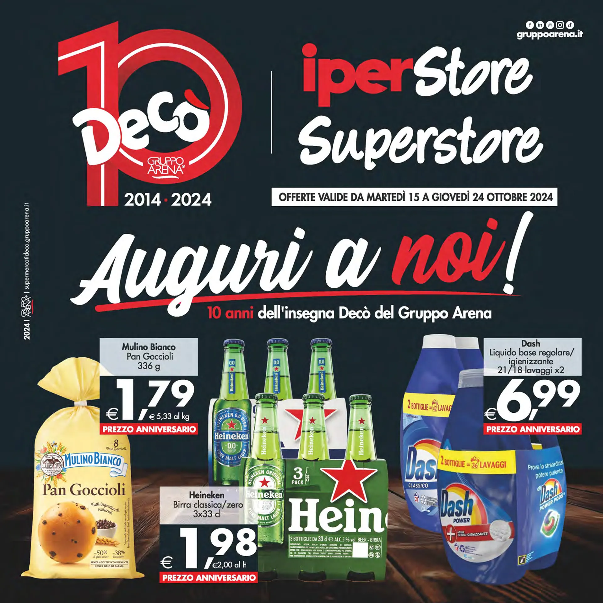 Offerta speciale di Deco Supermercati da 15 ottobre a 24 ottobre di 2024 - Pagina del volantino 1