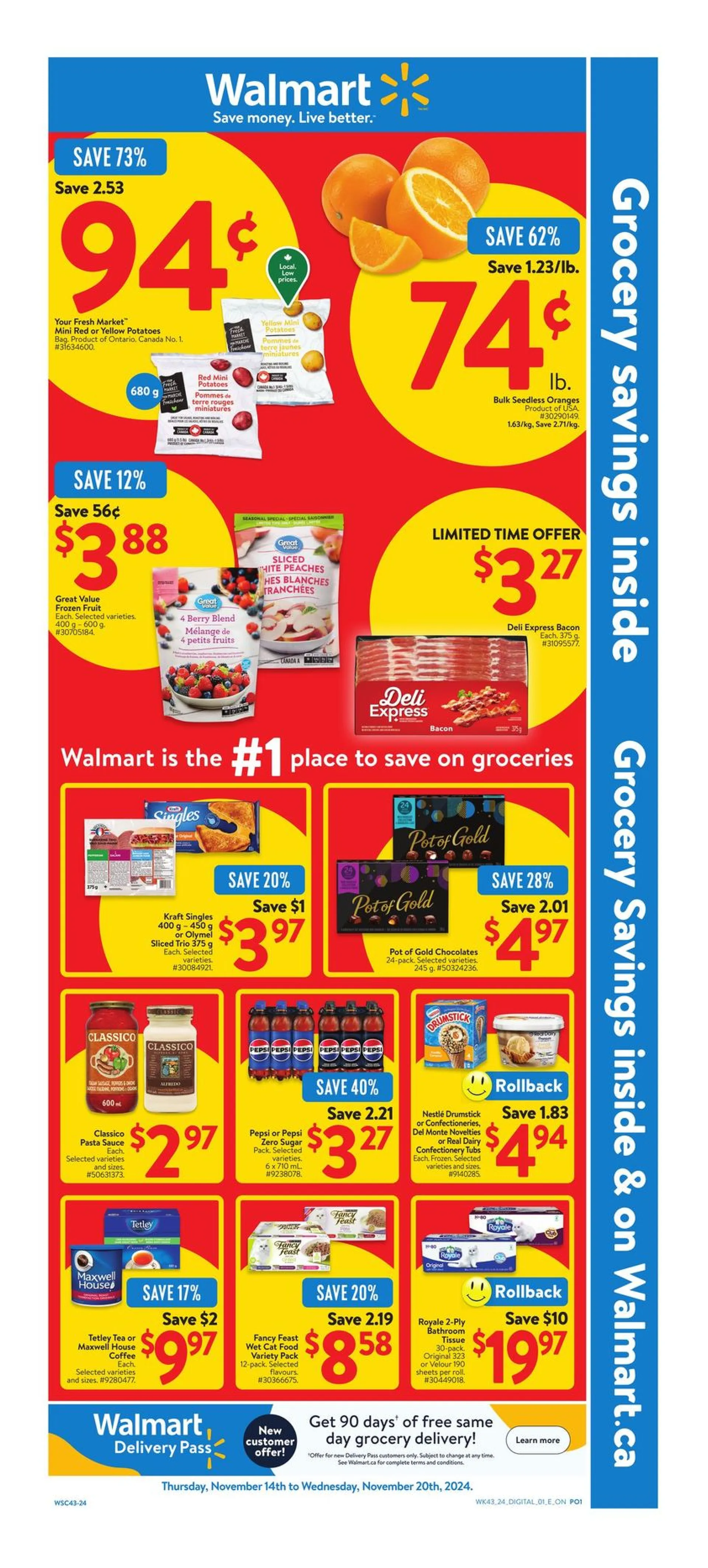 Weekly ad Walmart weekly flyer from November 14 to November 20 2024 - Page 