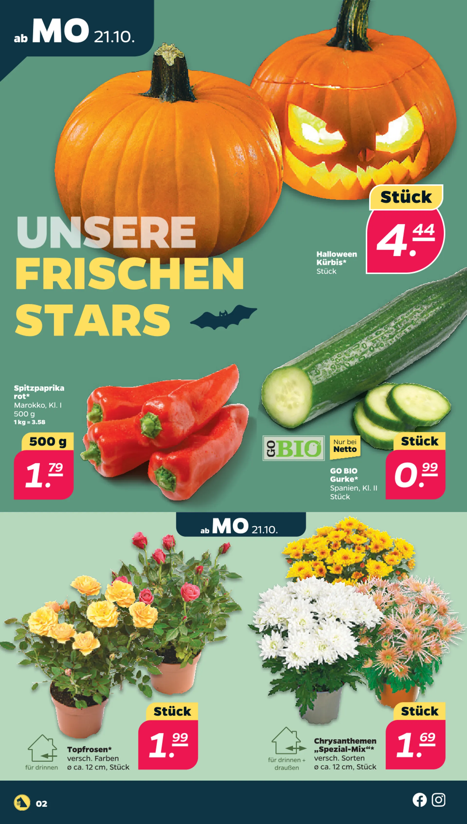 Netto Angebote von 21. Oktober bis 26. Oktober 2024 - Prospekt seite 2