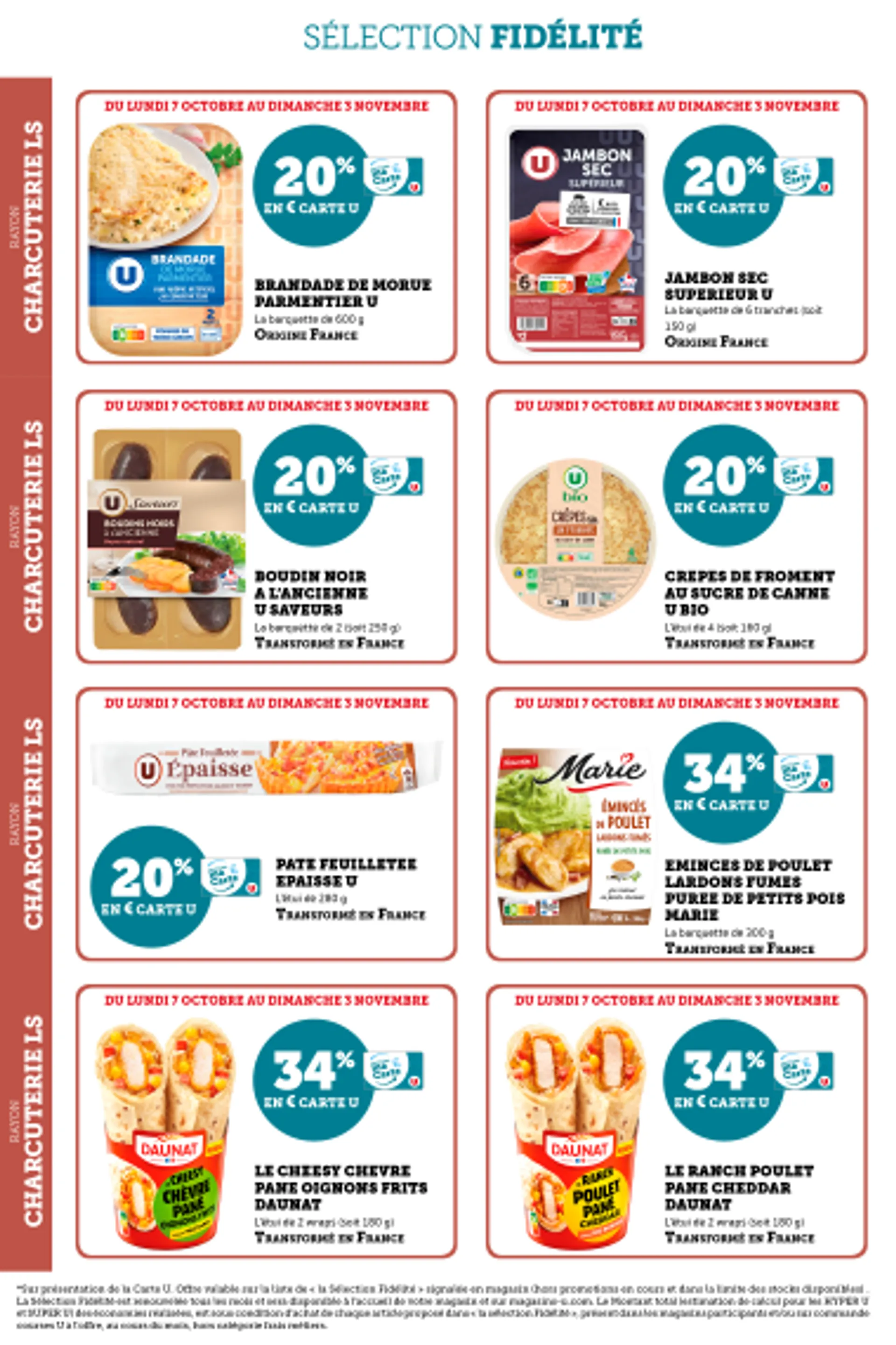 Promos de Super U du 7 octobre au 3 novembre 2024 - Catalogue page 4