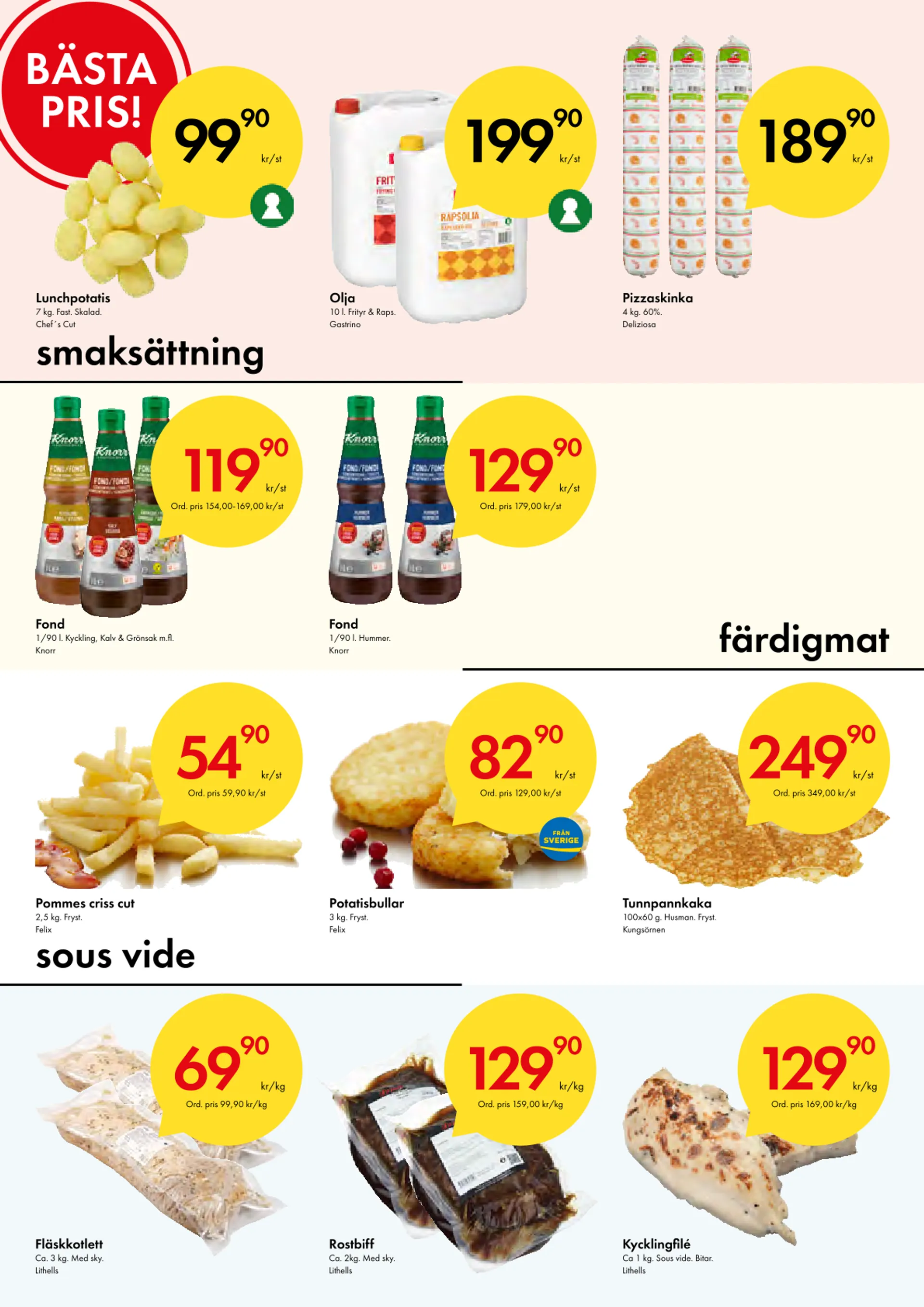 Axfood Snabbgrosss specialerbjudanden från 23 september till 7 oktober 2024 - Reklamblad sidor 4