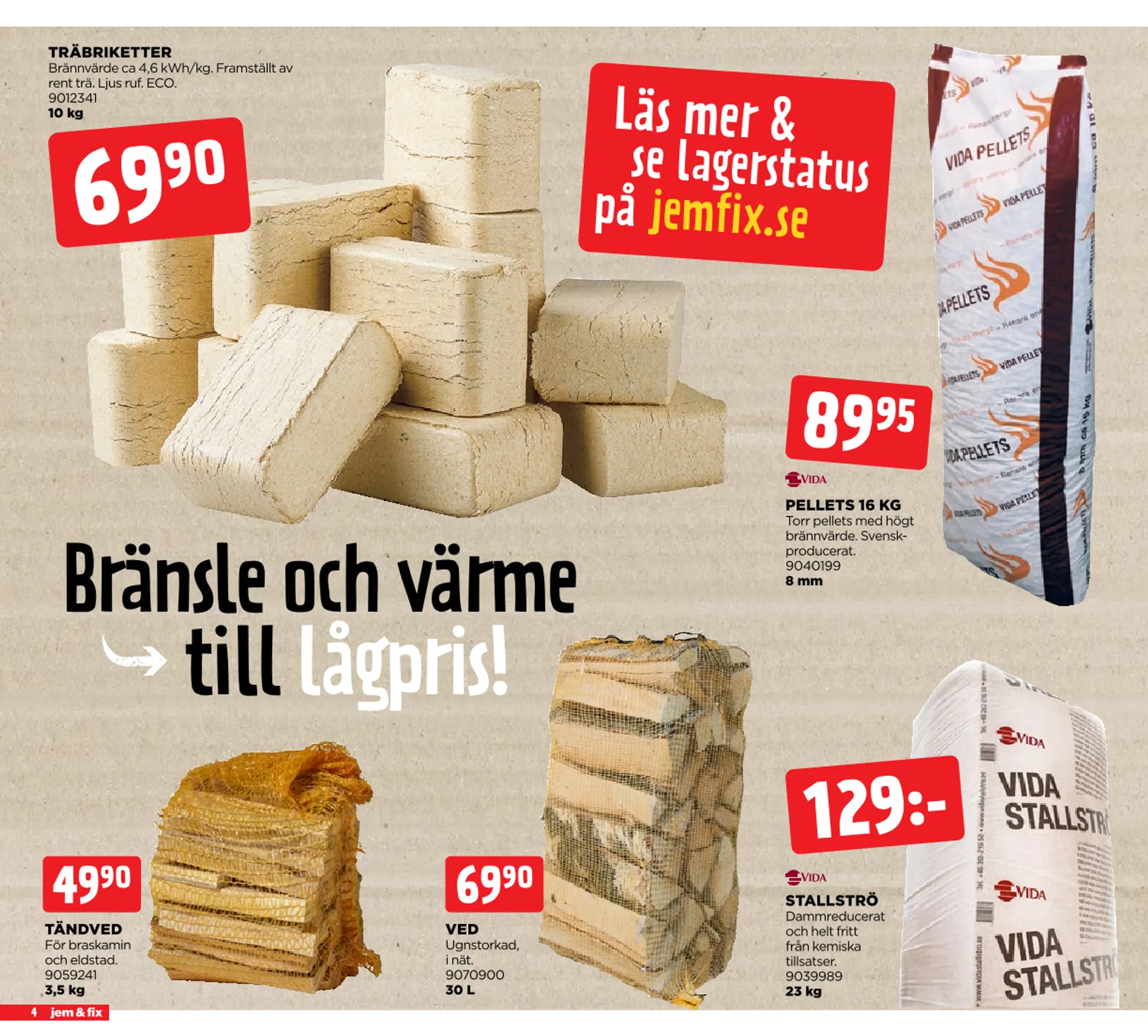 Jem och Fixs specialerbjudanden från 22 september till 6 oktober 2024 - Reklamblad sidor 4