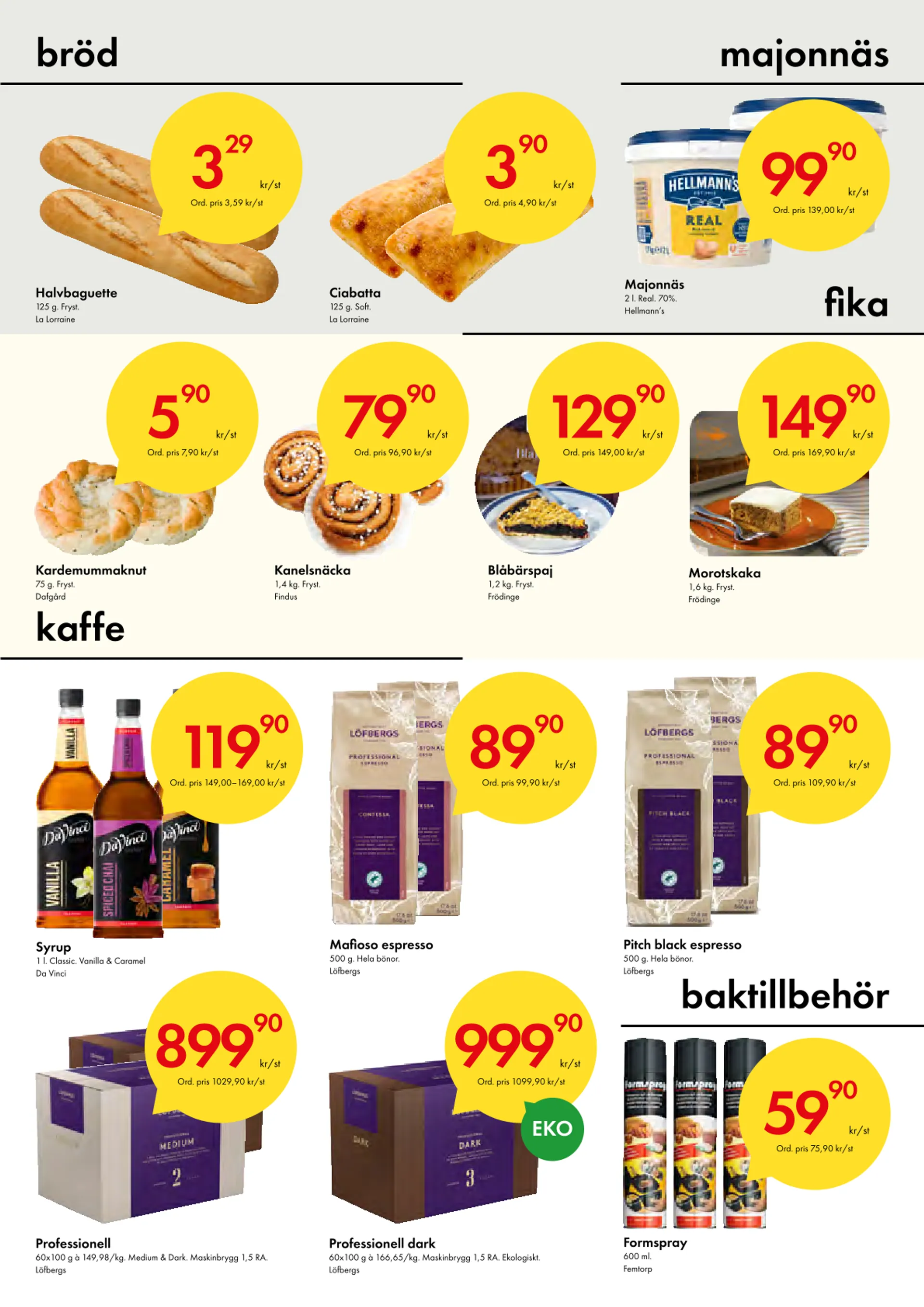 Axfood Snabbgrosss specialerbjudanden från 23 september till 7 oktober 2024 - Reklamblad sidor 7