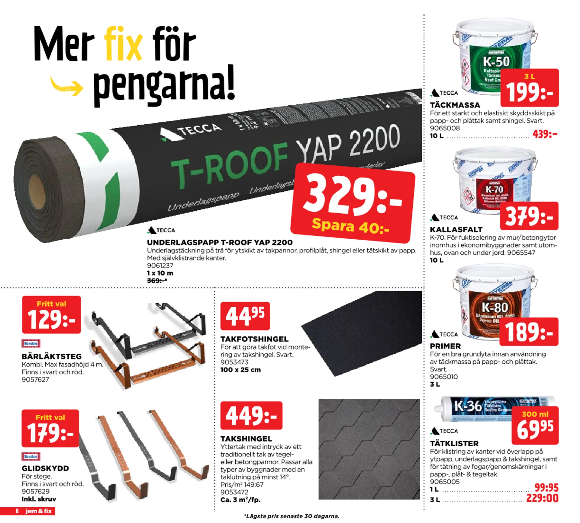 Jem och Fixs specialerbjudanden från 22 september till 6 oktober 2024 - Reklamblad sidor 8