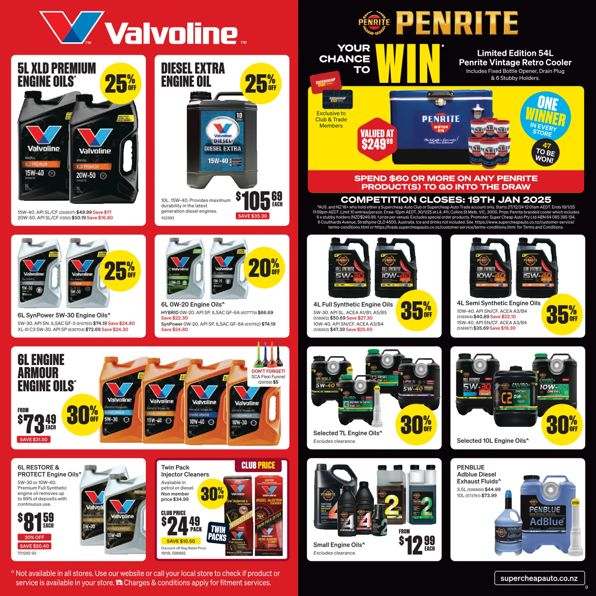 SuperCheap Auto special deal from 9 January to 19 January 2025 - Catalogue Page 9