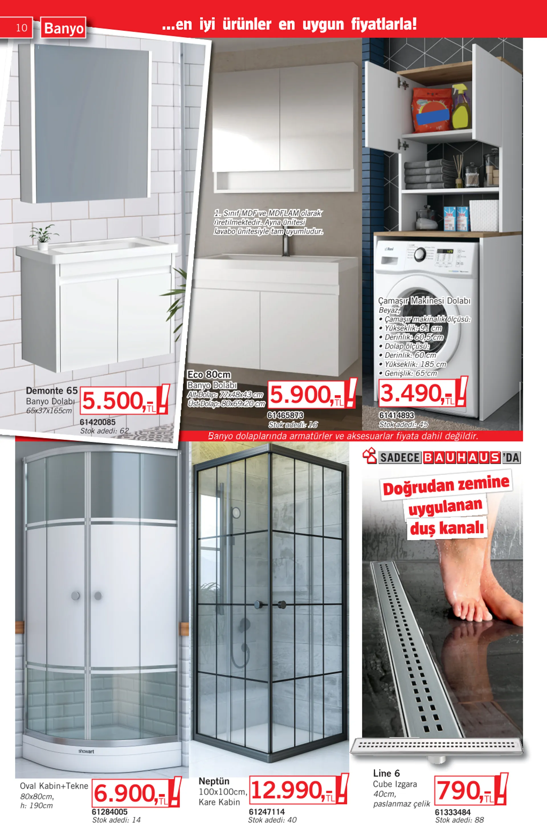 Katalog Bauhaus mağazasının özel fırsatı 1 Ocak - 31 Ocak 2025 - aktüel Sayfa 10