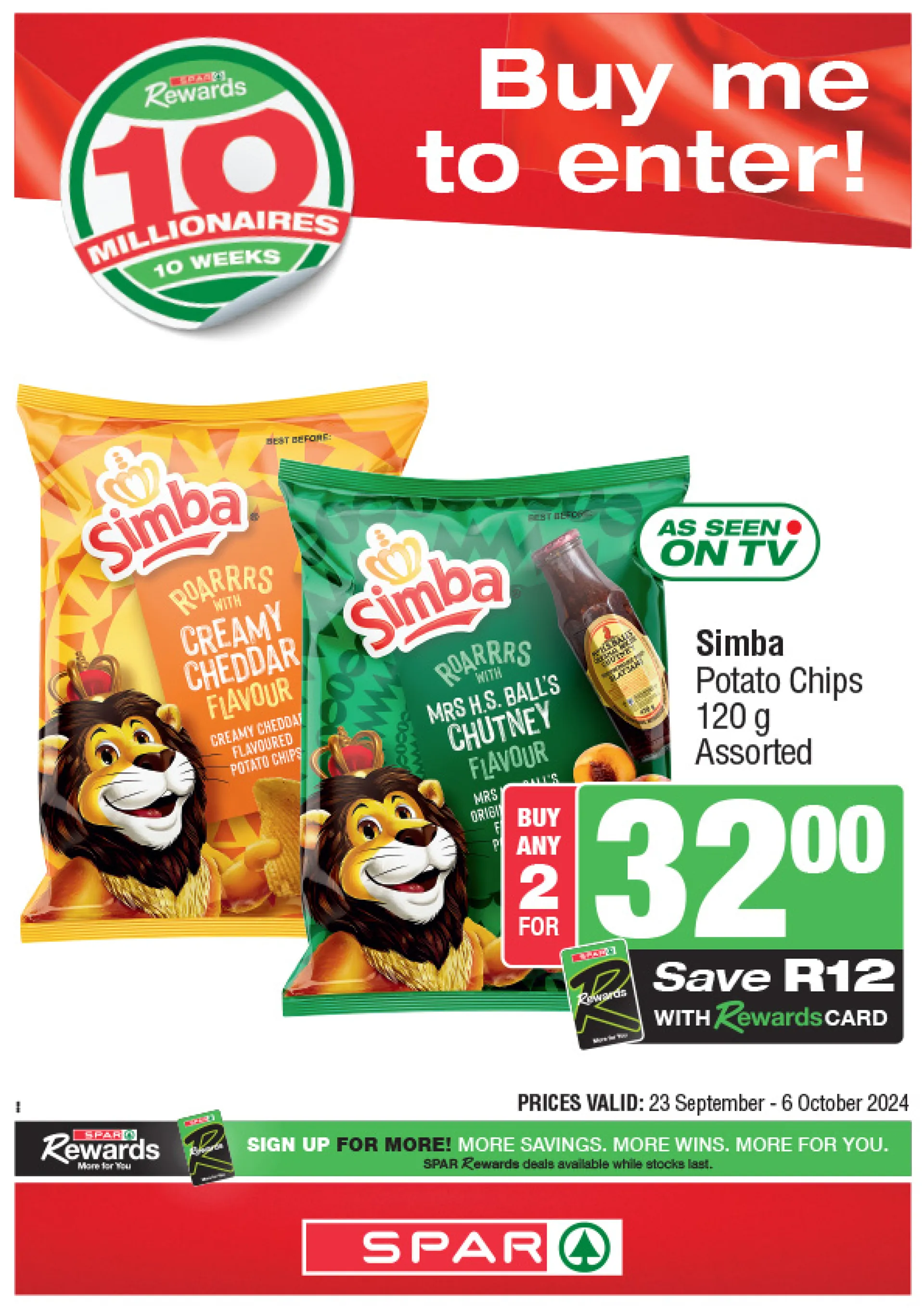 SPAR sales from 23 September to 6 October 2024 - Catalogue Page 12