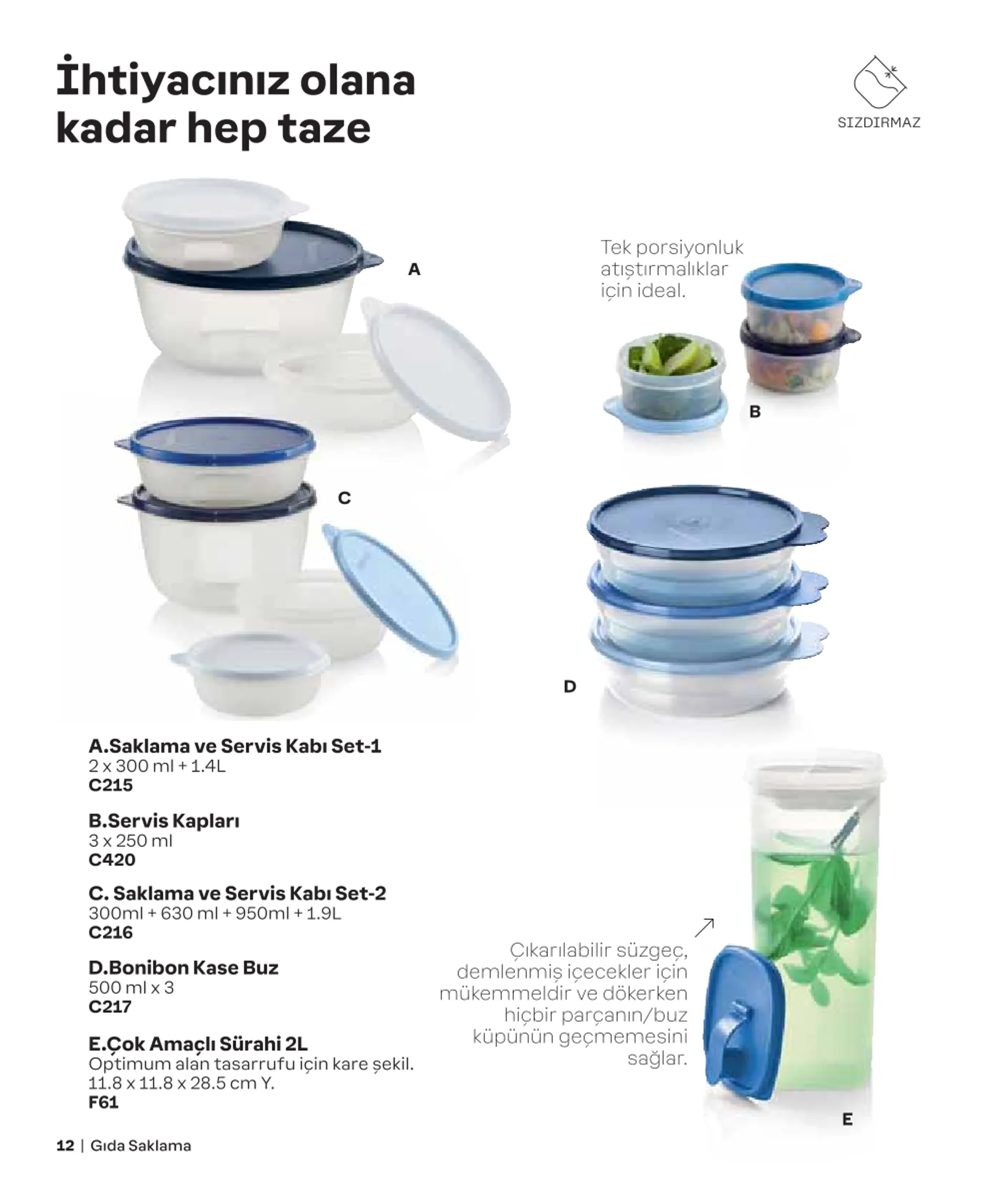 Katalog Tupperware mağazasının özel fırsatı 1 Ocak - 21 Mart 2025 - aktüel Sayfa 12