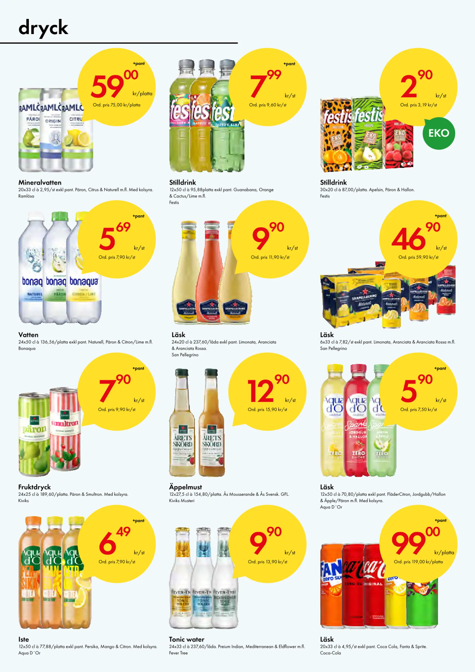 Axfood Snabbgrosss specialerbjudanden från 23 september till 7 oktober 2024 - Reklamblad sidor 12