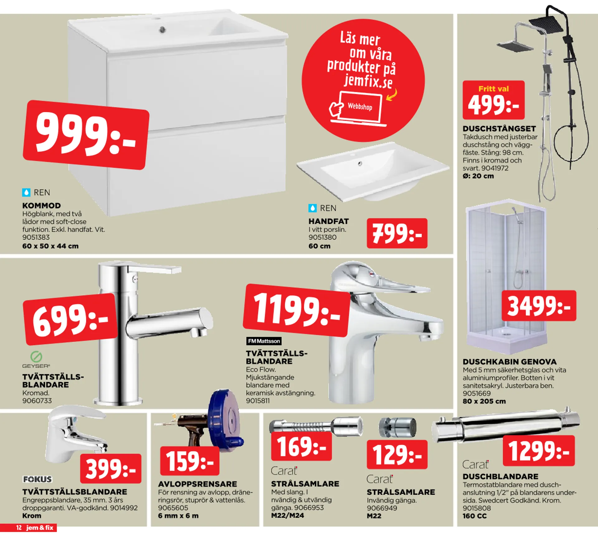 Jem och Fixs specialerbjudanden från 22 september till 6 oktober 2024 - Reklamblad sidor 12