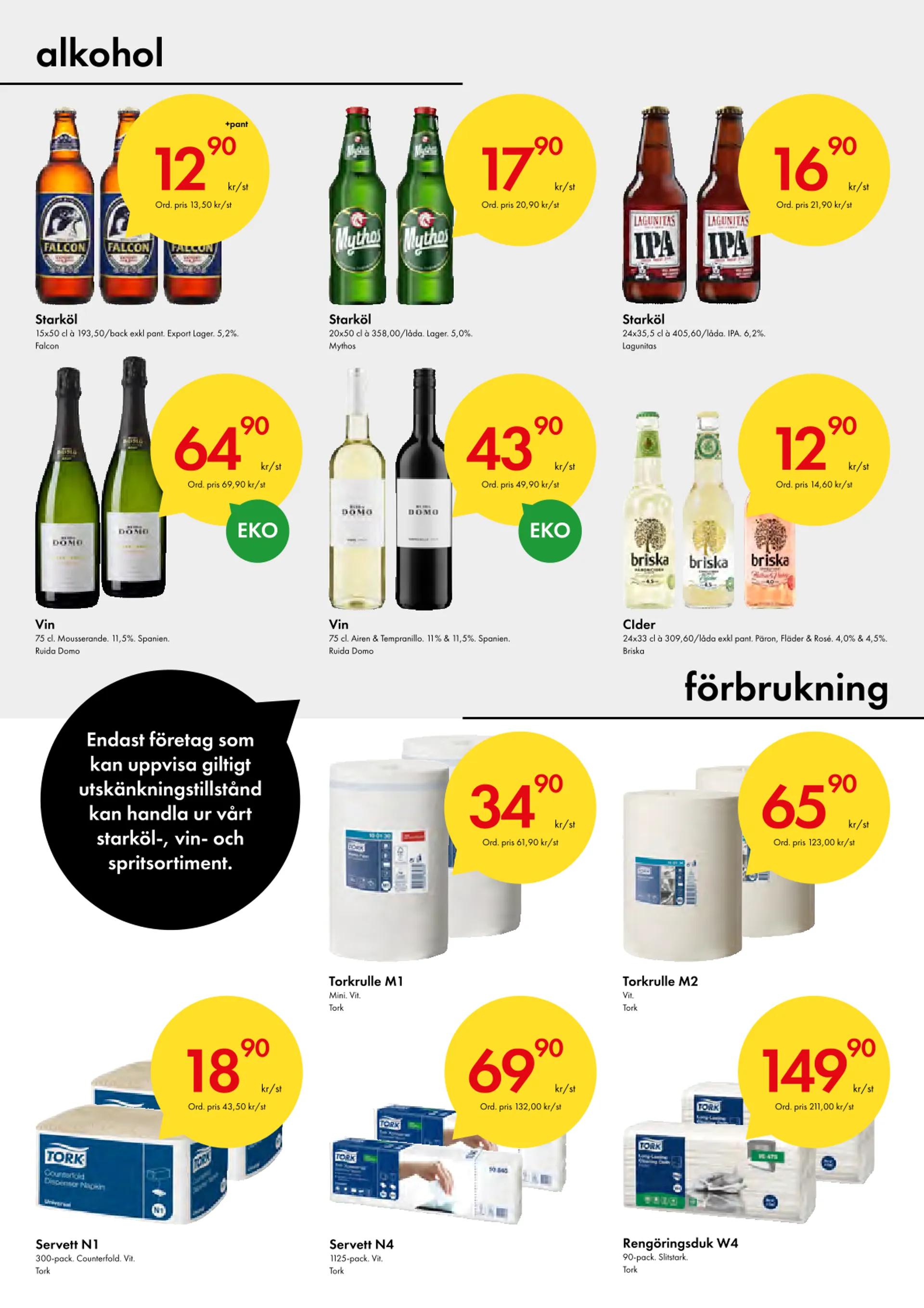 Axfood Snabbgrosss specialerbjudanden från 23 september till 7 oktober 2024 - Reklamblad sidor 14