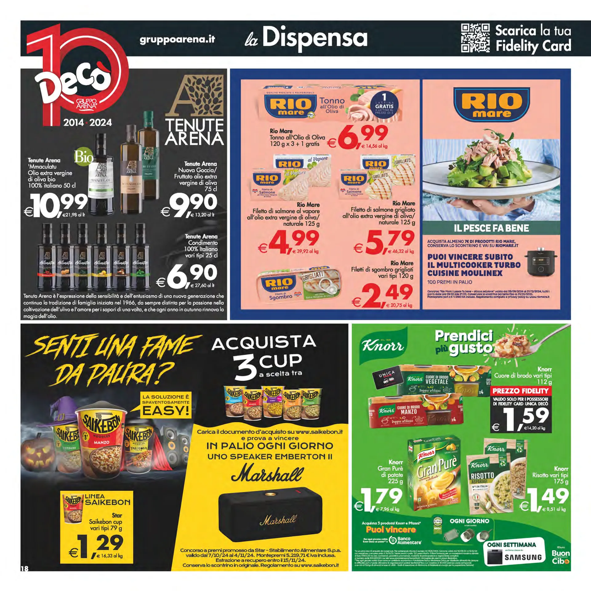 Offerta speciale di Deco Supermercati da 15 ottobre a 24 ottobre di 2024 - Pagina del volantino 18