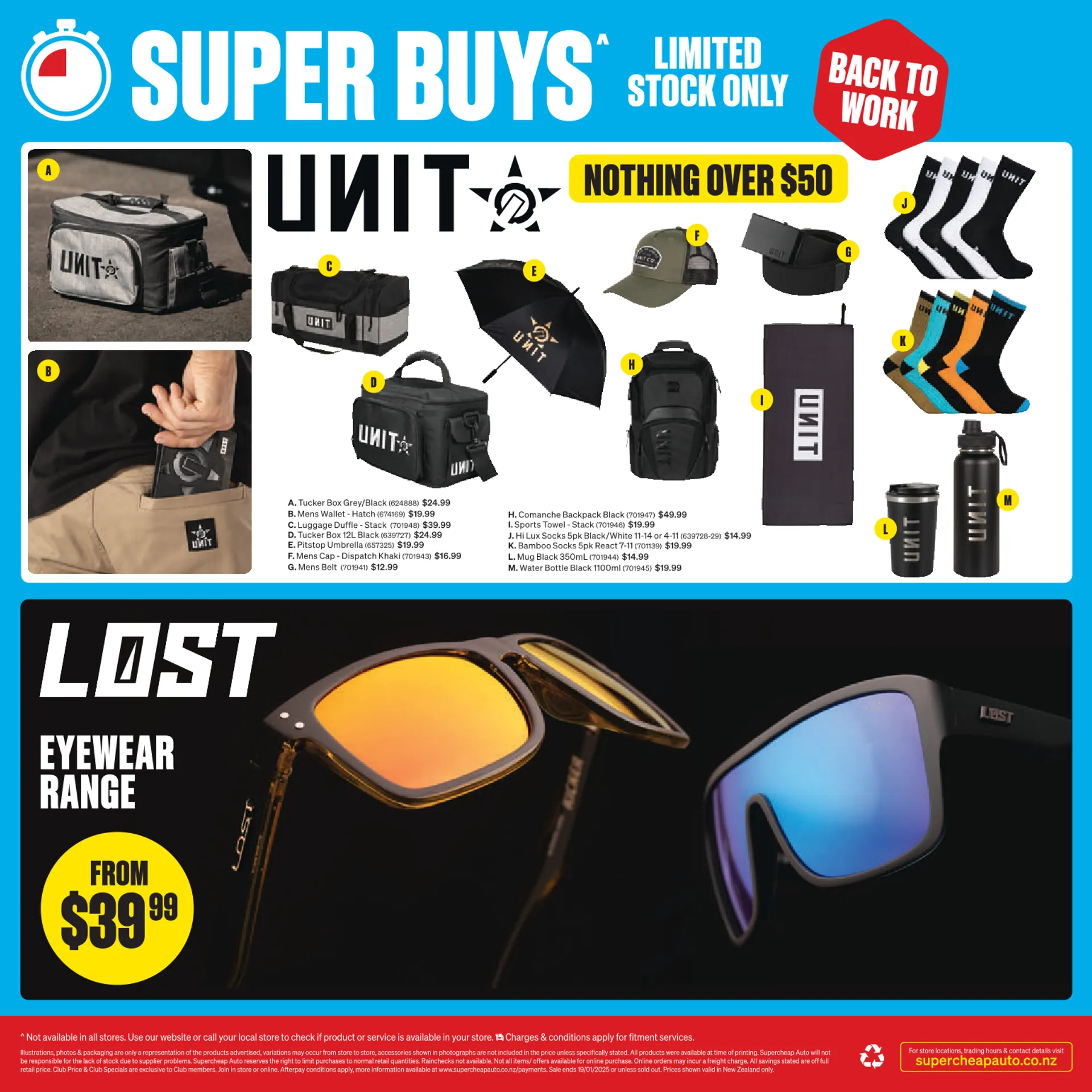 SuperCheap Auto special deal from 9 January to 19 January 2025 - Catalogue Page 19