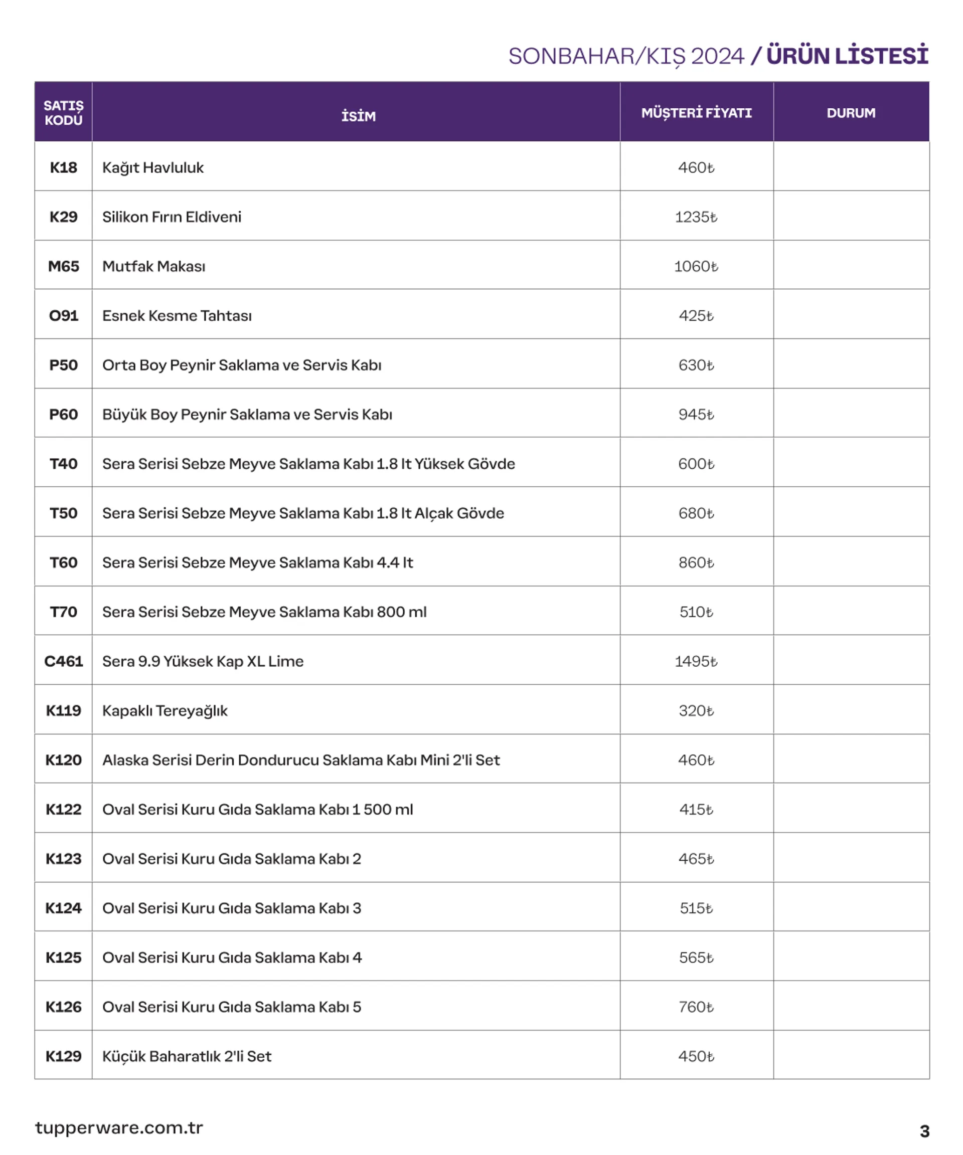 Katalog Tupperware mağazasının özel fırsatı 1 Ocak - 21 Mart 2025 - aktüel Sayfa 53