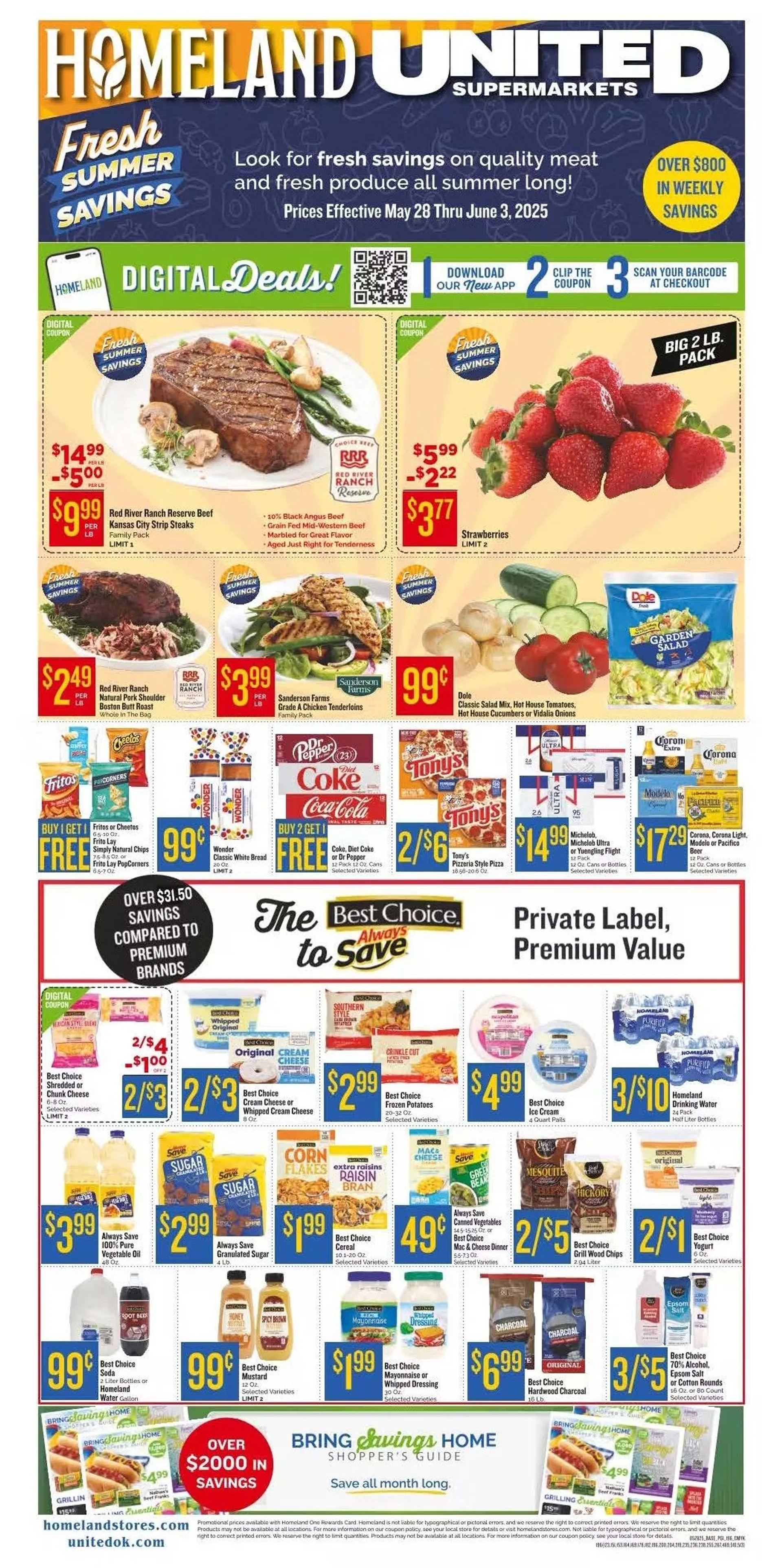 Weekly ad Homeland sales from May 28 to June 3 2025 - Page 1