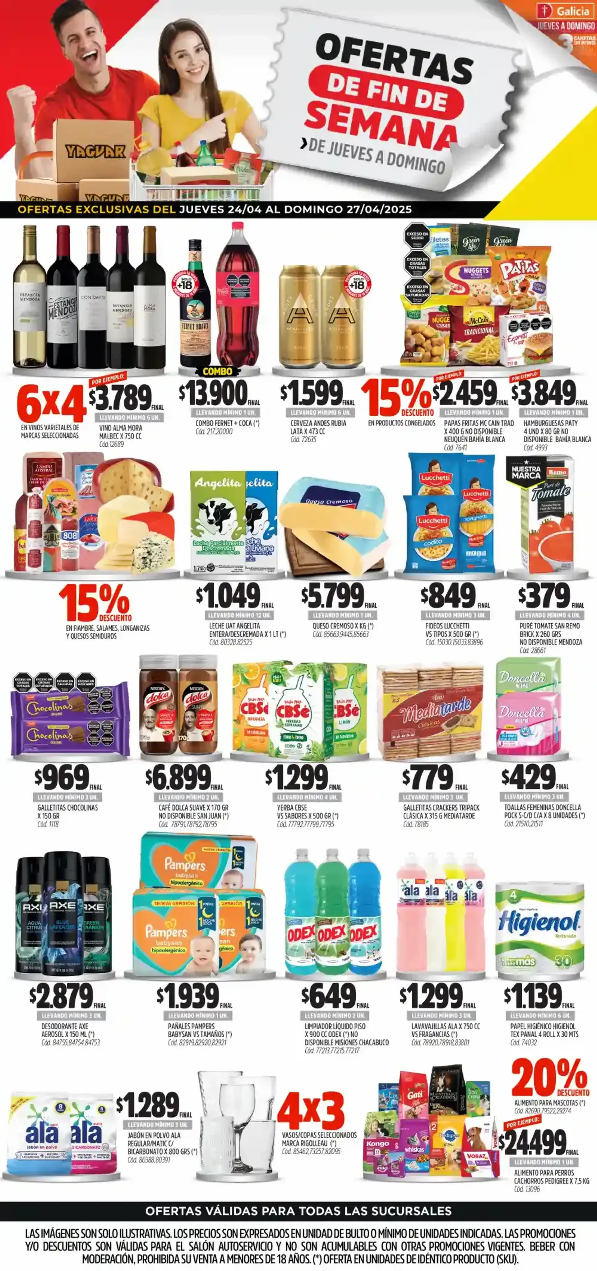 Ofertas de Ofertas Yaguar  24 de abril al 28 de abril 2025 - Página  del catálogo