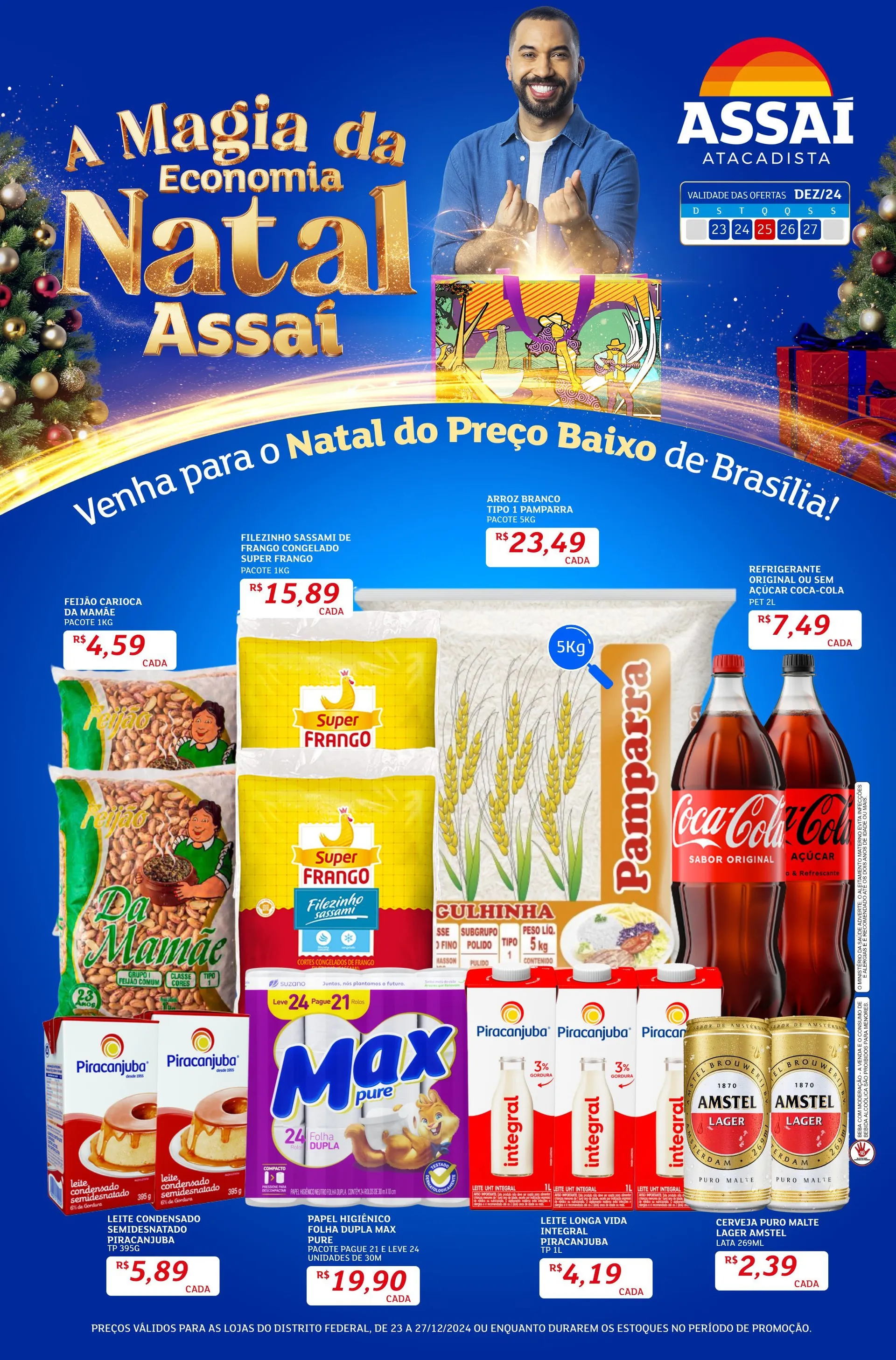 Encarte de Natal em Assaí Atacadista 23 de dezembro até 27 de dezembro 2024 - Pagina 1