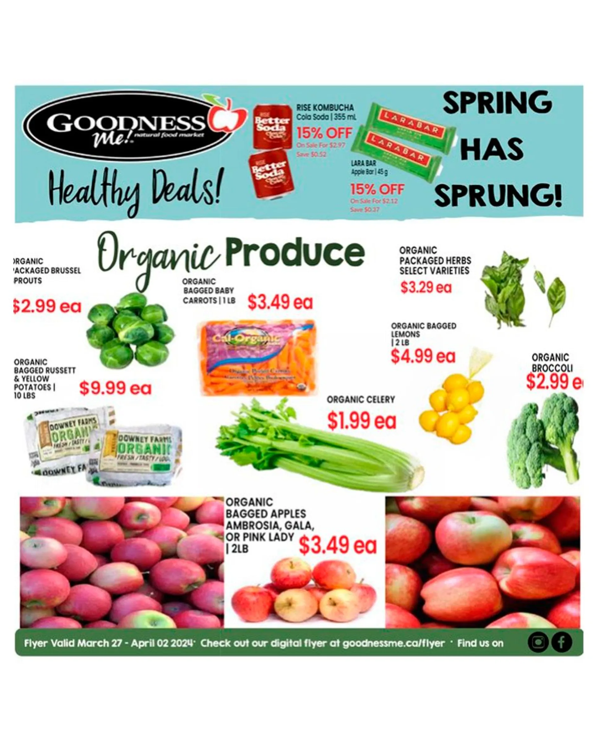 GOODNESS ME SPECIAL DEAL from March 27 to April 2 2024 - flyer page 