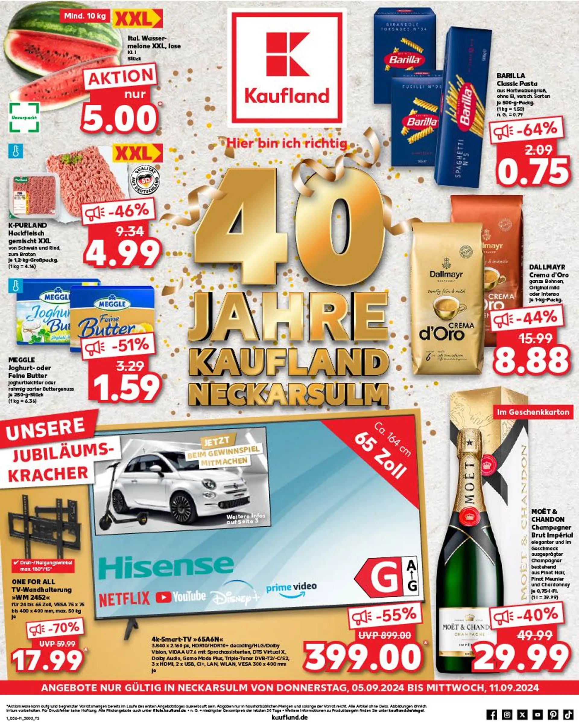 Speciale aanbiedingen van Kaufland Duitsland van 5 september tot 11 september 2024 - Folder pagina 