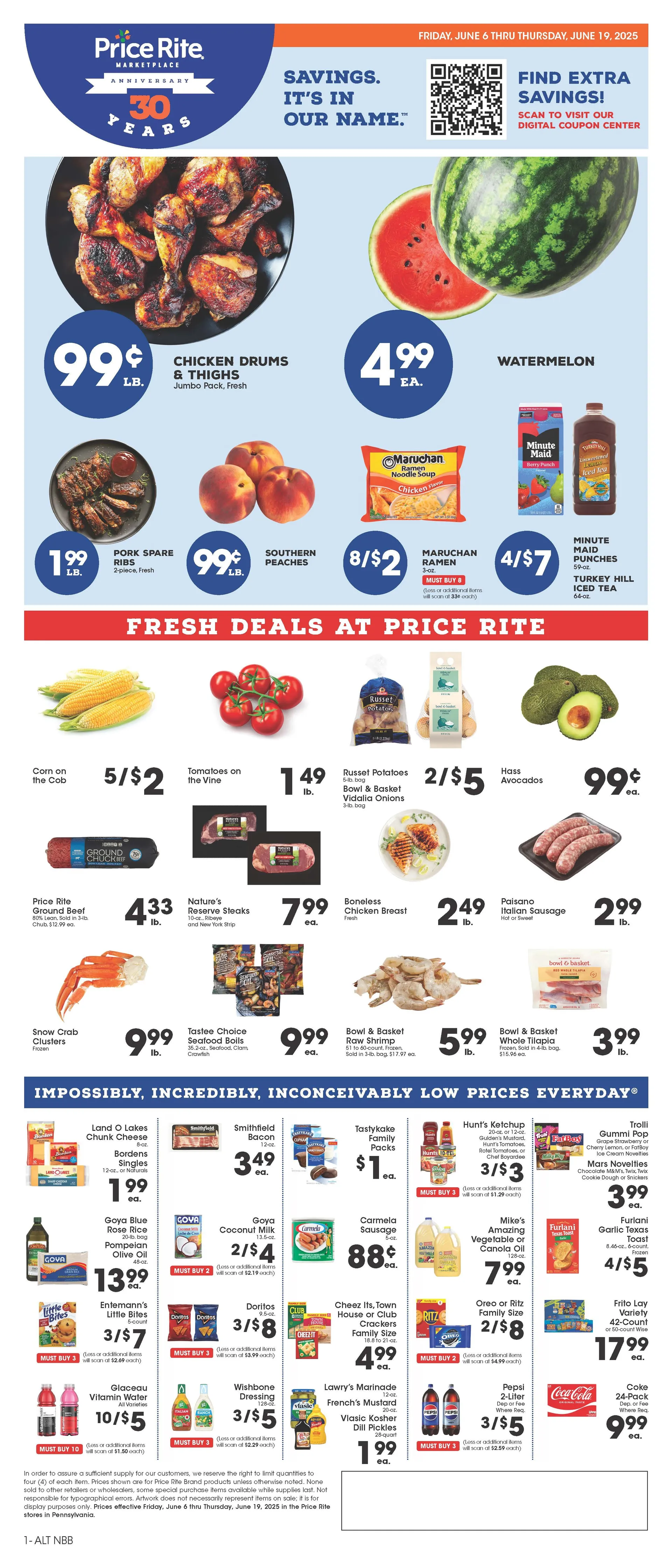 Weekly ad Price Rite weekly ads from June 6 to June 19 2025 - Page 1