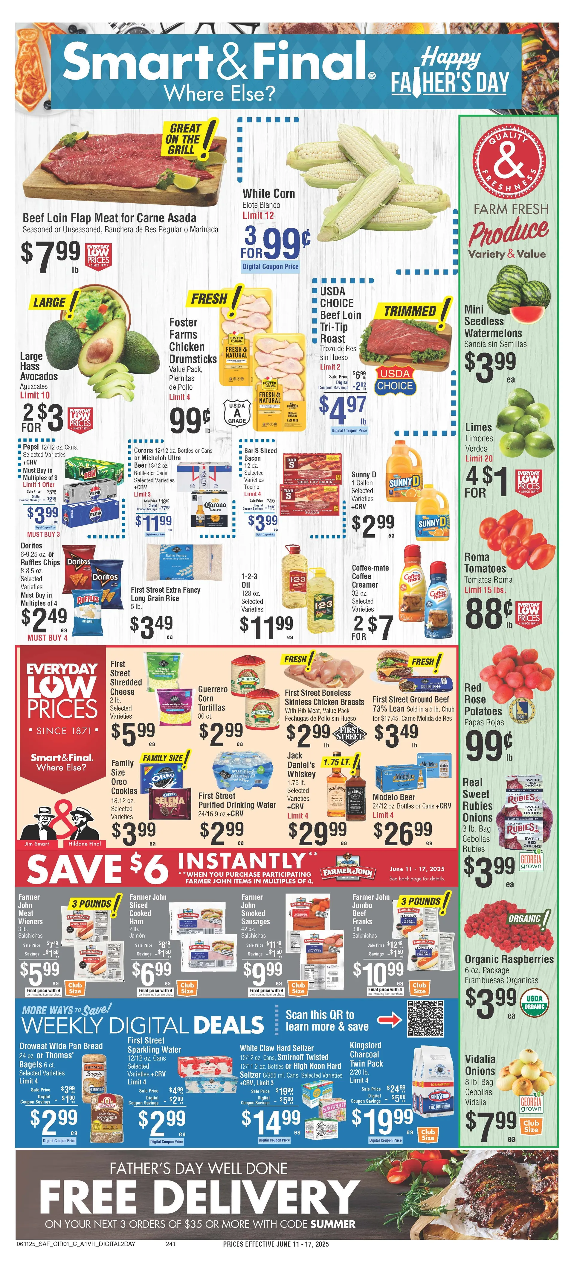 Weekly ad Smart and Final weekly ads from June 11 to June 17 2025 - Page 1