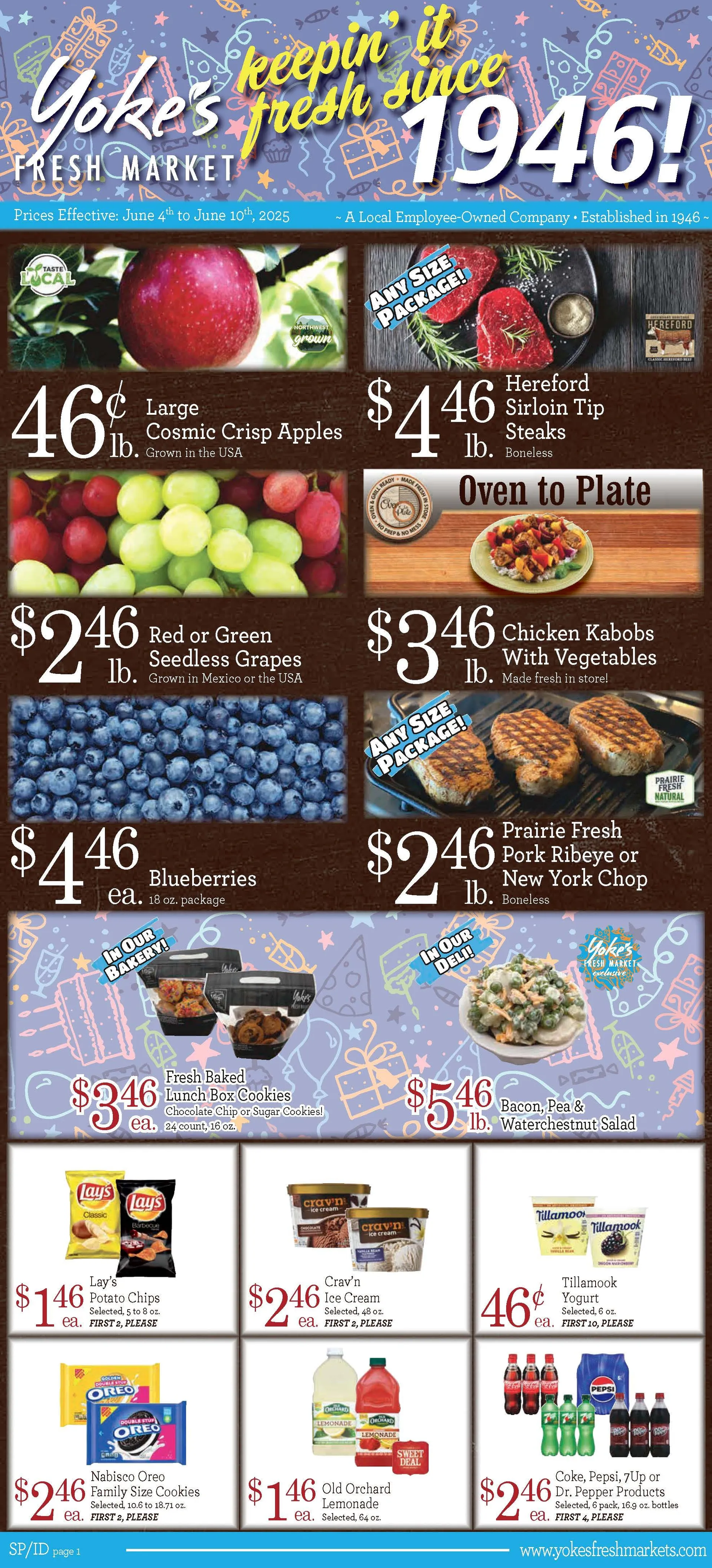 Weekly ad Yoke's Fresh Market weekly ads from June 4 to June 10 2025 - Page 1