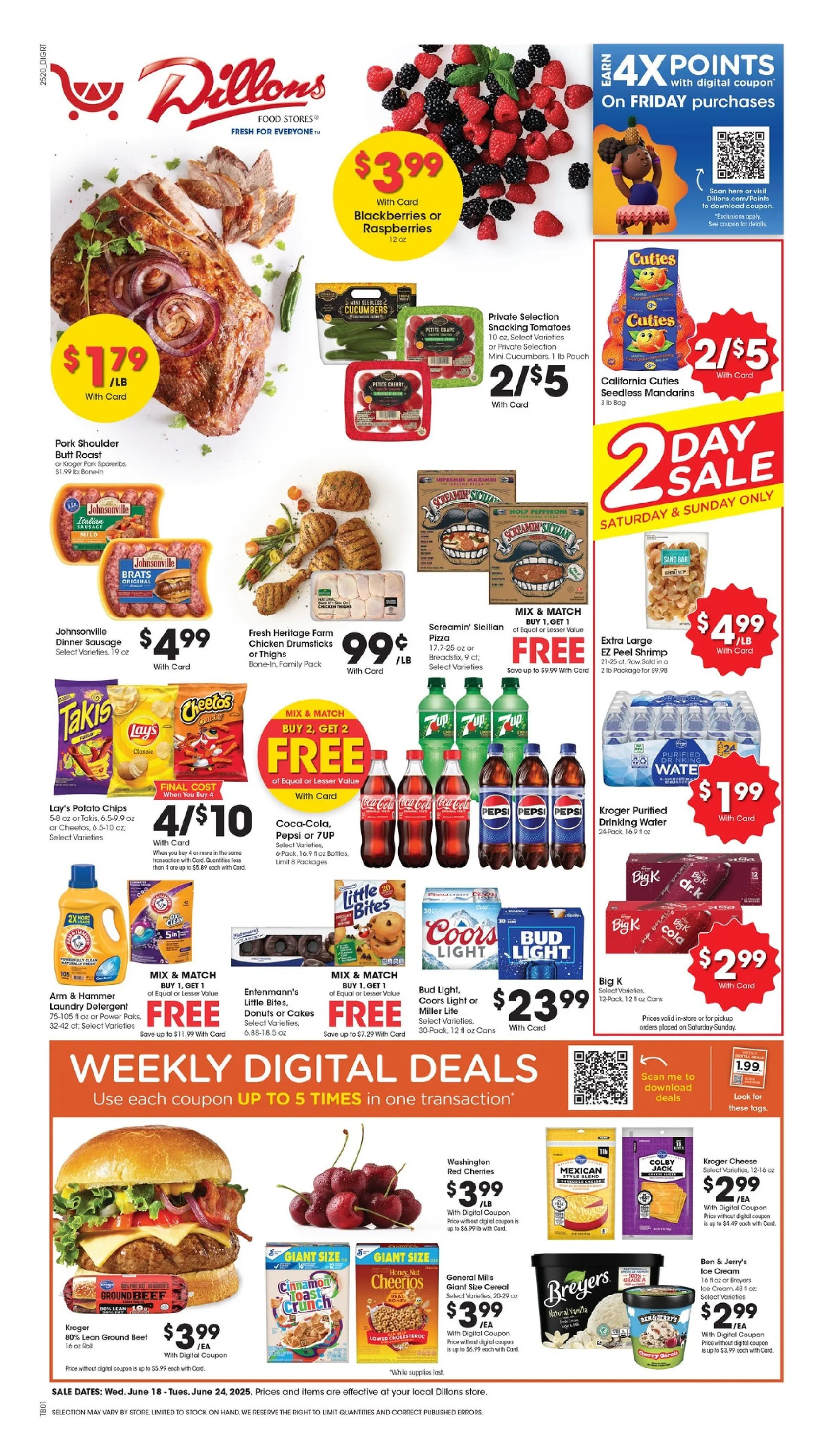 Weekly ad Dillons Deals from June 18 to June 24 2025 - Page 1