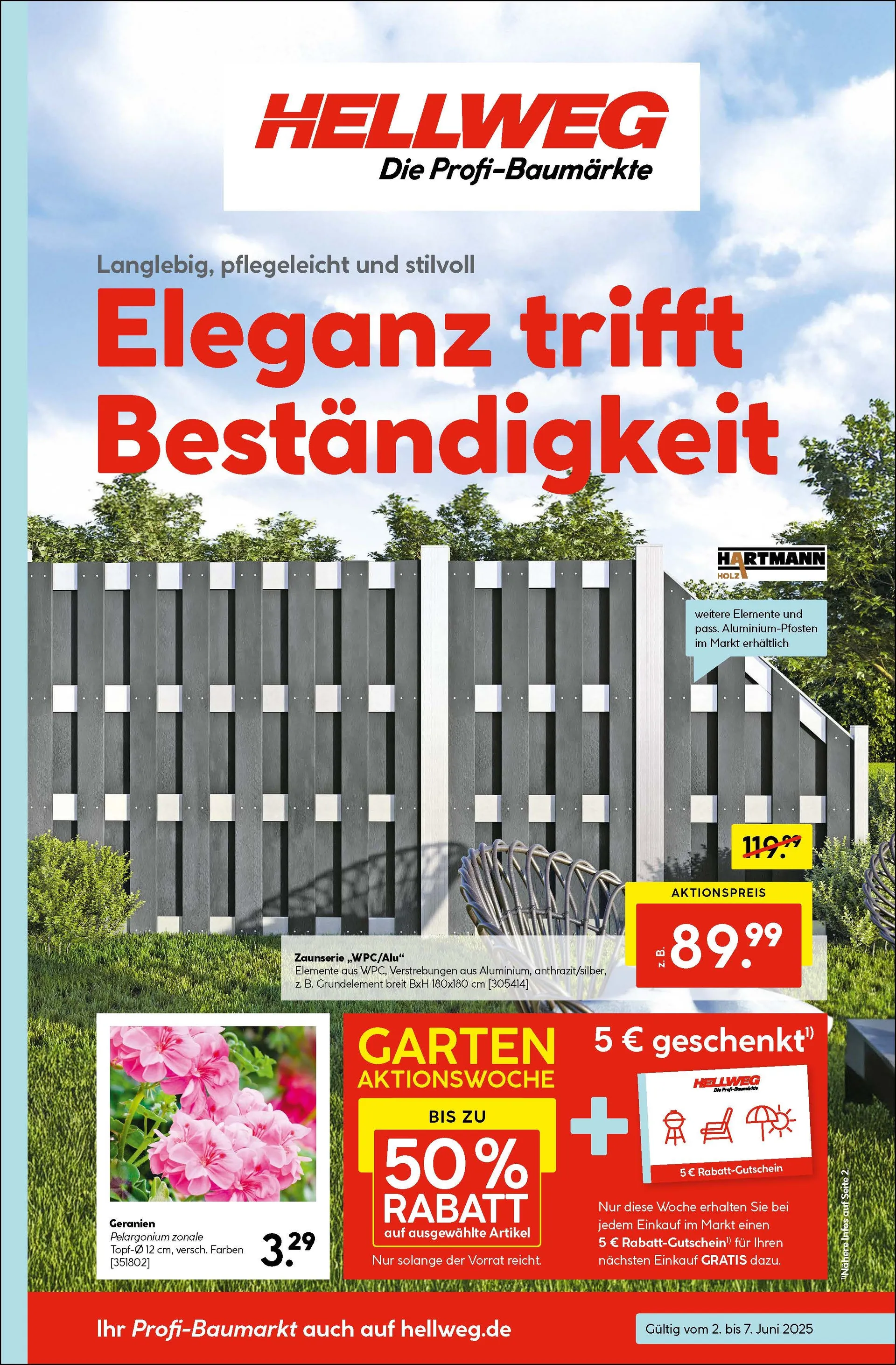 Hellweg Prospekte von 2. Juni bis 7. Juni 2025 - Prospekt seite 1