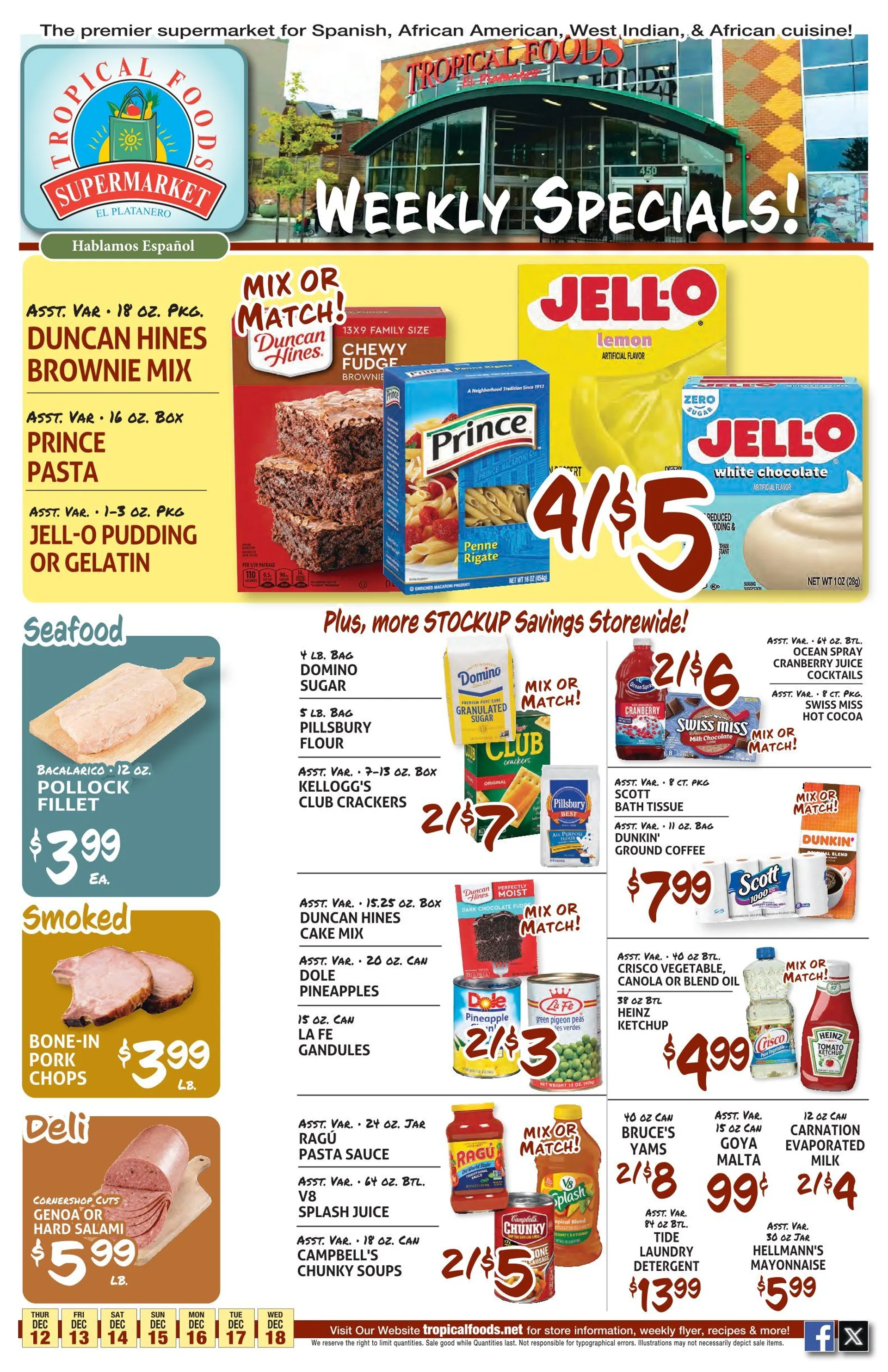 Weekly ad Tropical Foods Supermarket Weekly Ad from December 12 to December 18 2024 - Page 