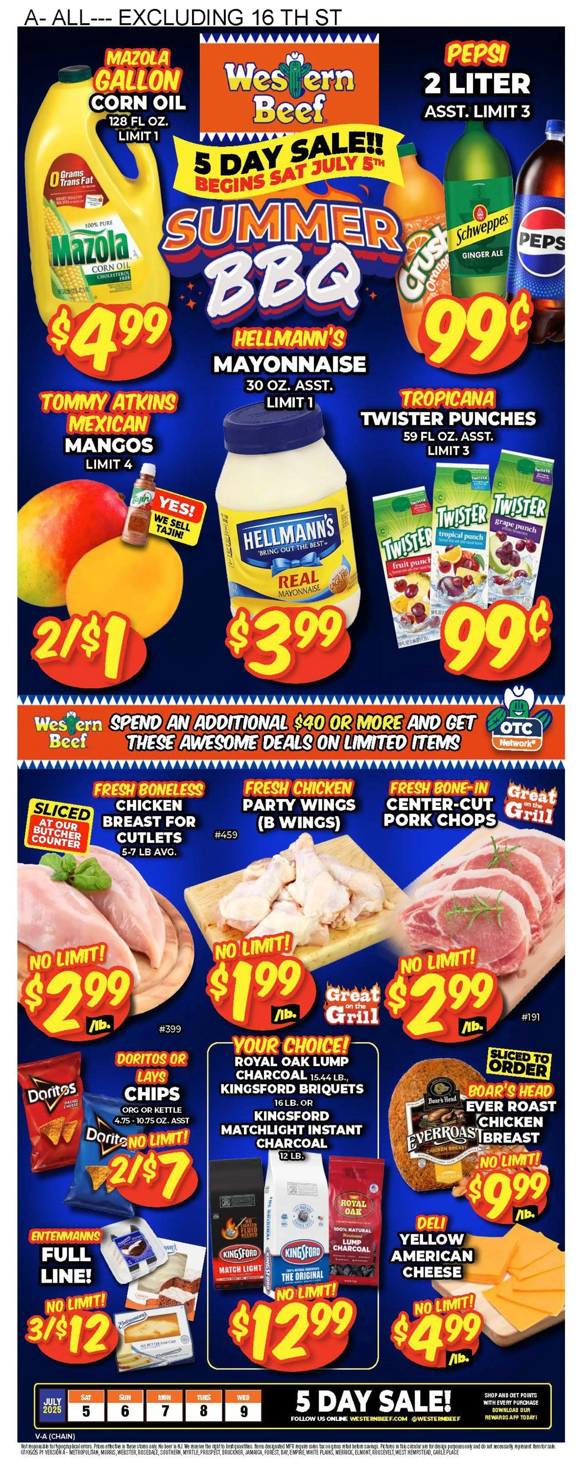 Weekly ad Western Beef weekly ads from July 5 to July 9 2025 - Page 1