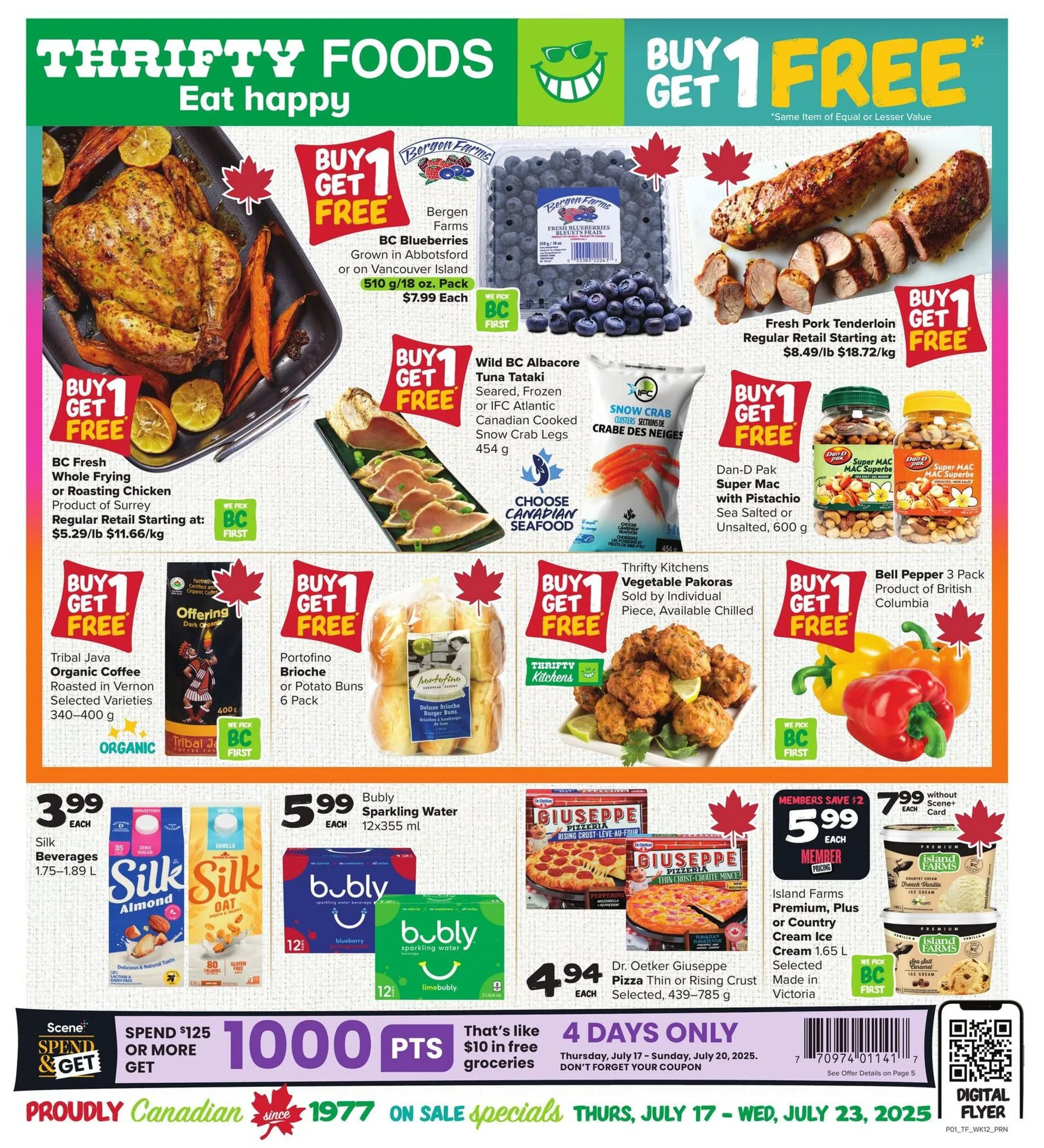 Thrifty Foods Sales from July 16 to July 23 2025 - flyer page 1