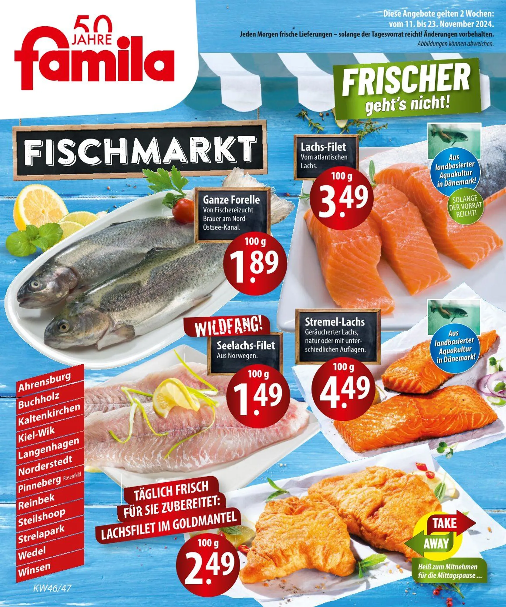 Famila Prospekts von 11. November bis 23. November 2024 - Prospekt seite 