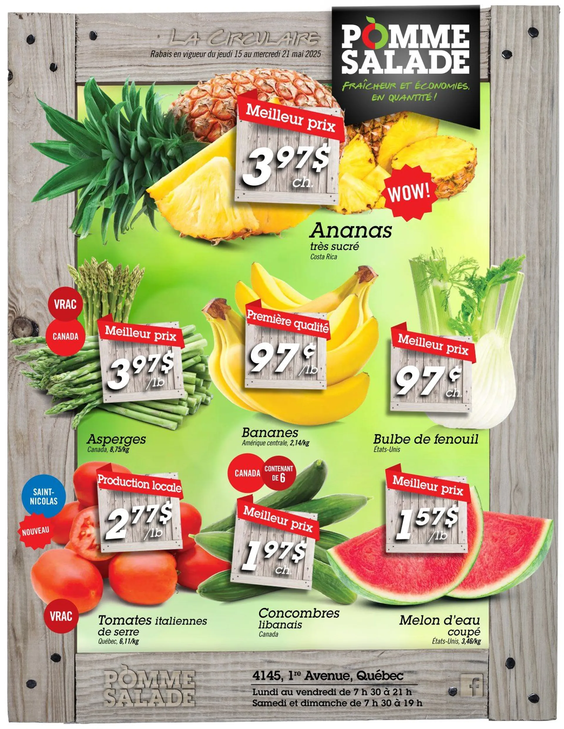 Pomme Salade Deals from May 15 to May 25 2025 - flyer page 