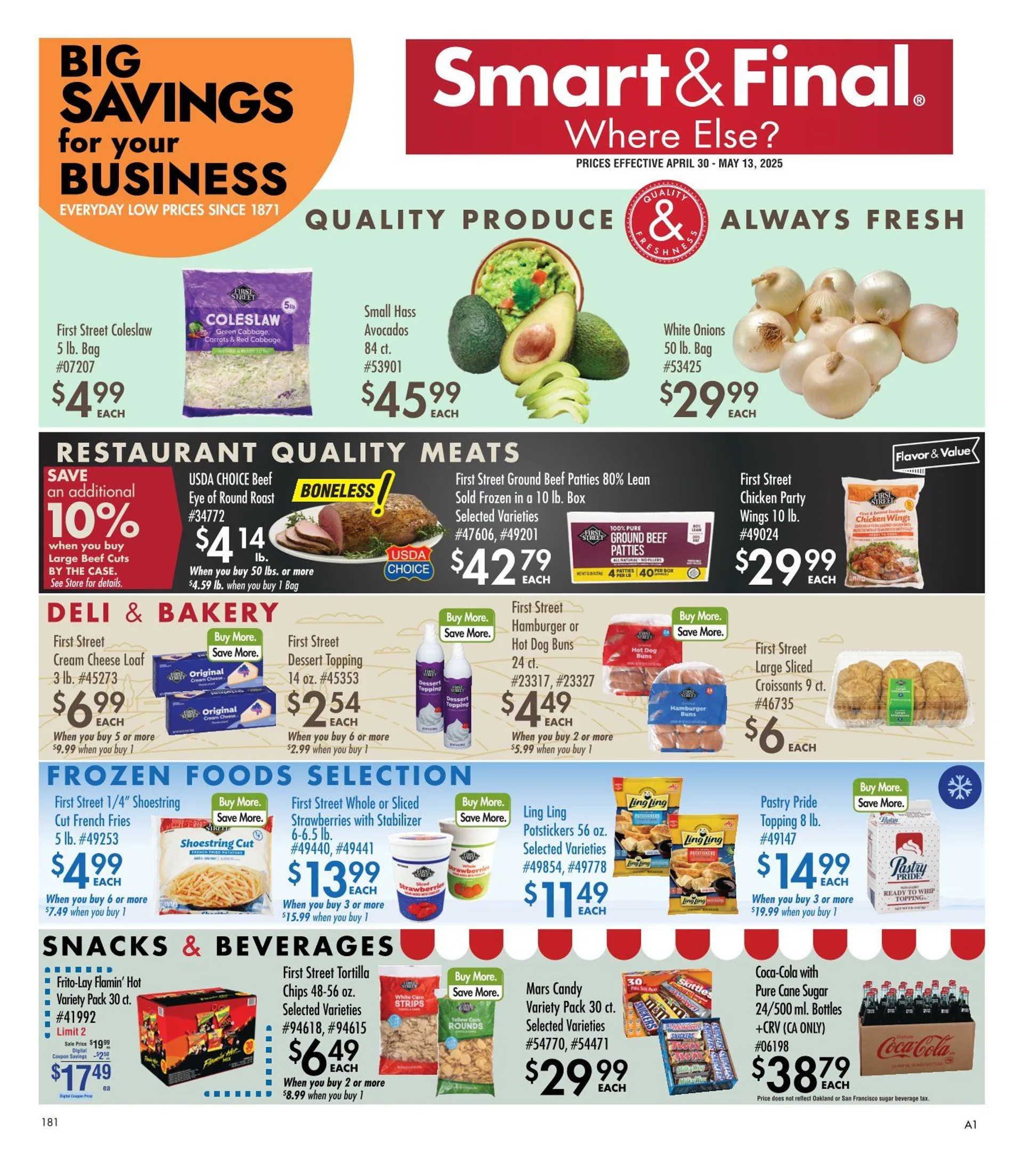Weekly ad Smart and Final Sales from April 30 to May 13 2025 - Page 