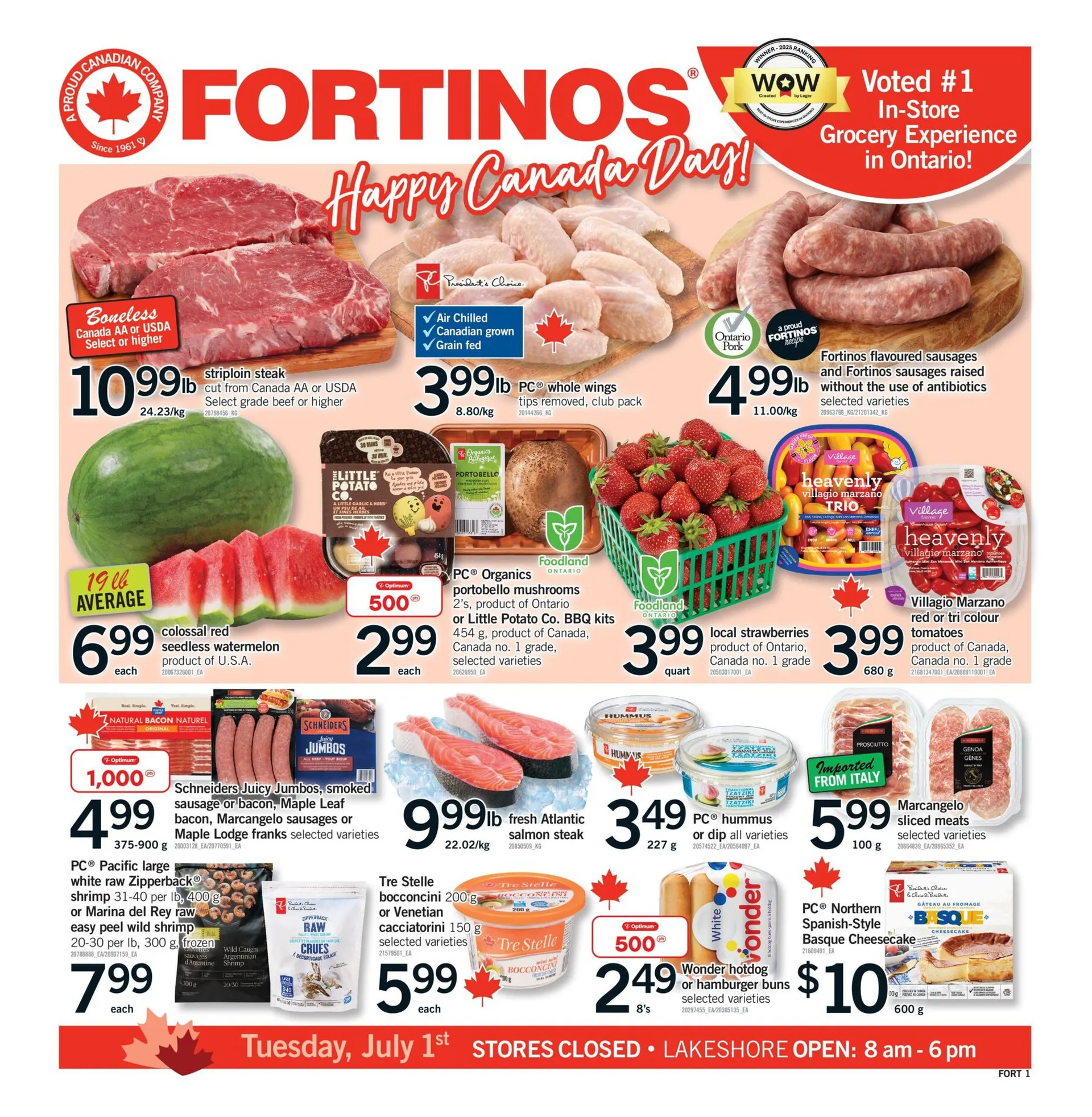Fortinos Sales from June 26 to July 2 2025 - flyer page 1