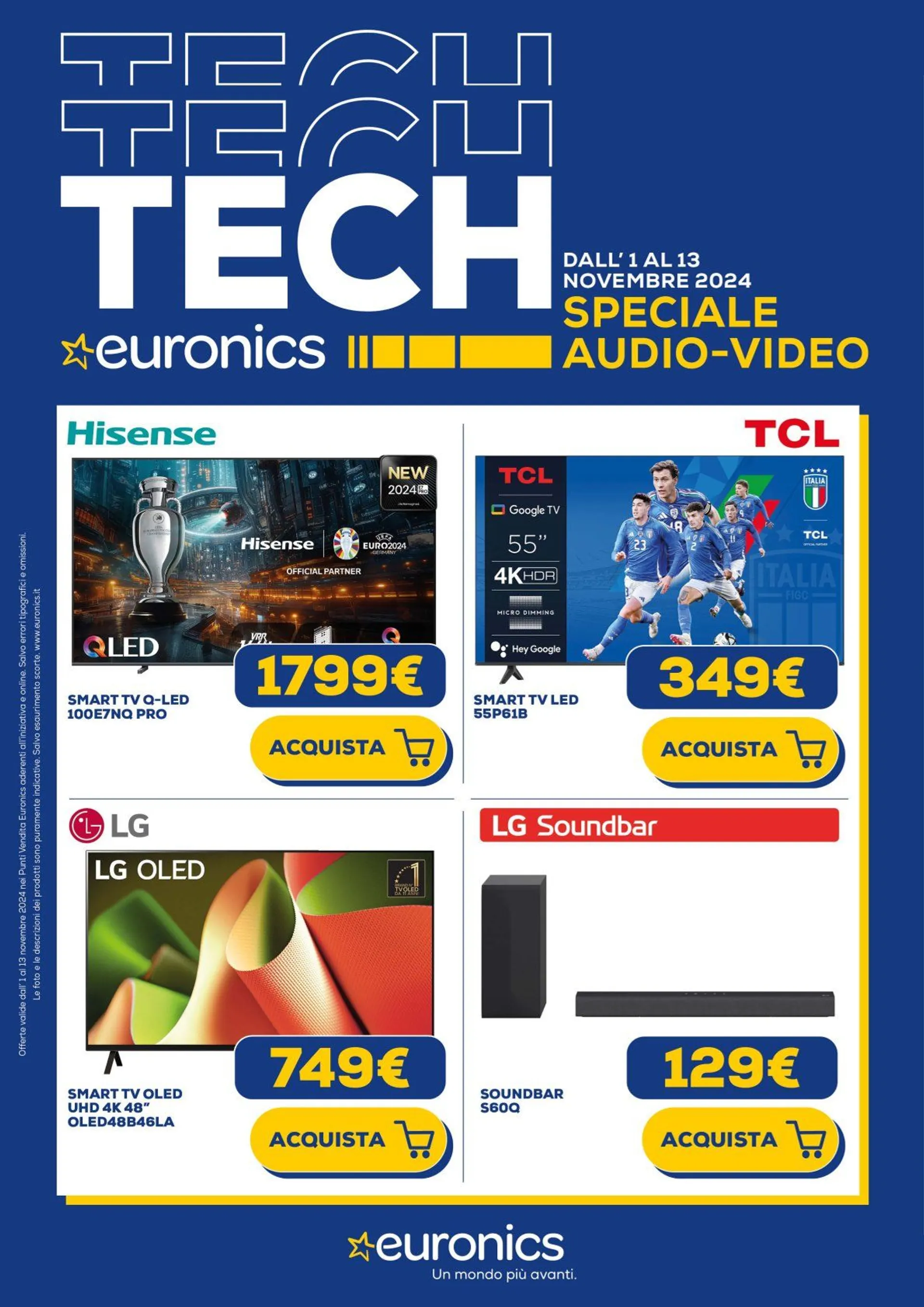 Euronics Brochure Offerte da 1 novembre a 13 novembre di 2024 - Pagina del volantino 