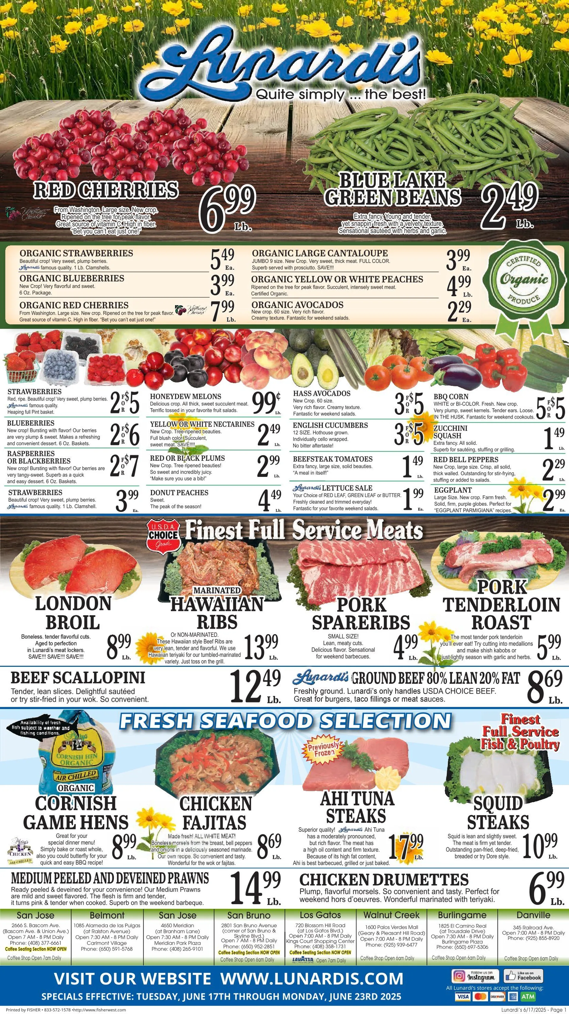 Weekly ad Lunardi's weekly ads from June 17 to June 24 2025 - Page 1