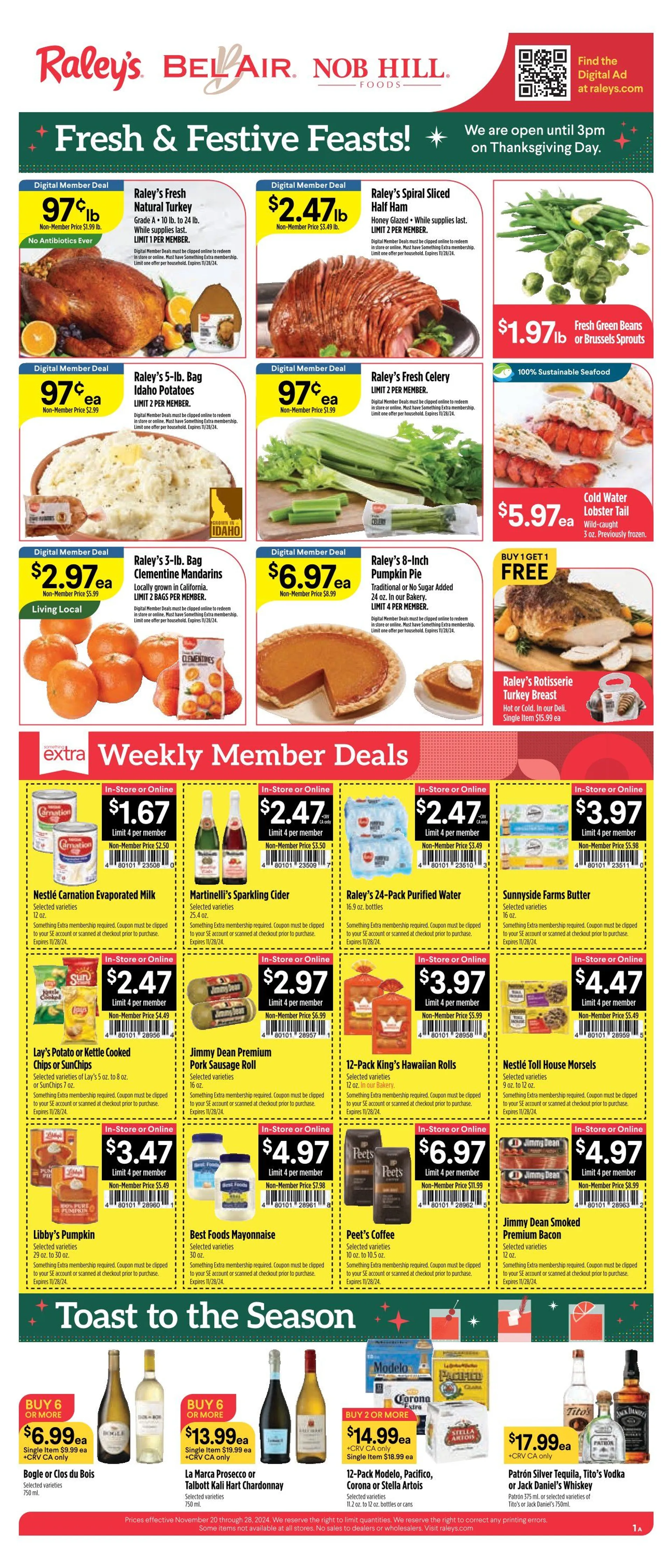 Weekly ad Raley's Deals from November 21 to November 28 2024 - Page 