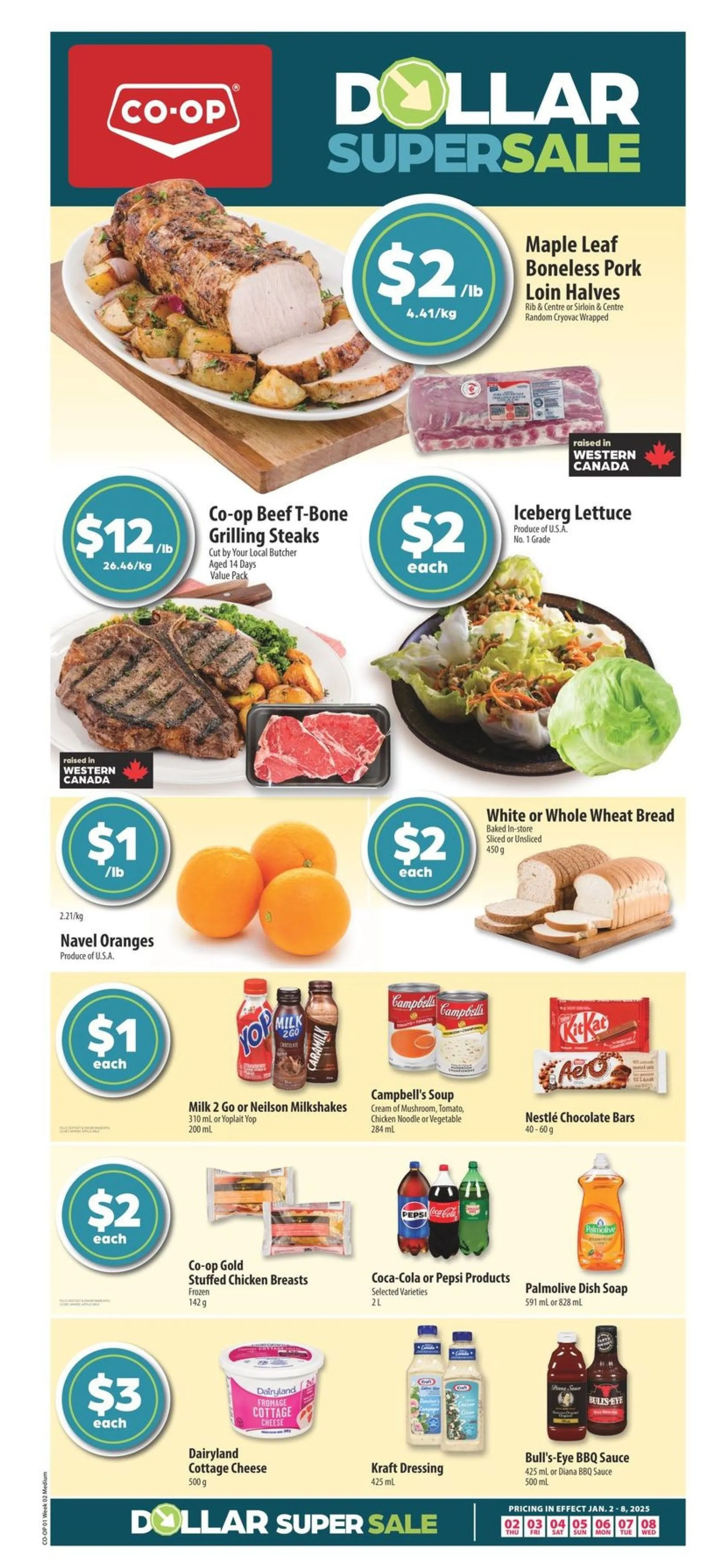 Co-op Food Deals from January 2 to January 8 2025 - flyer page 