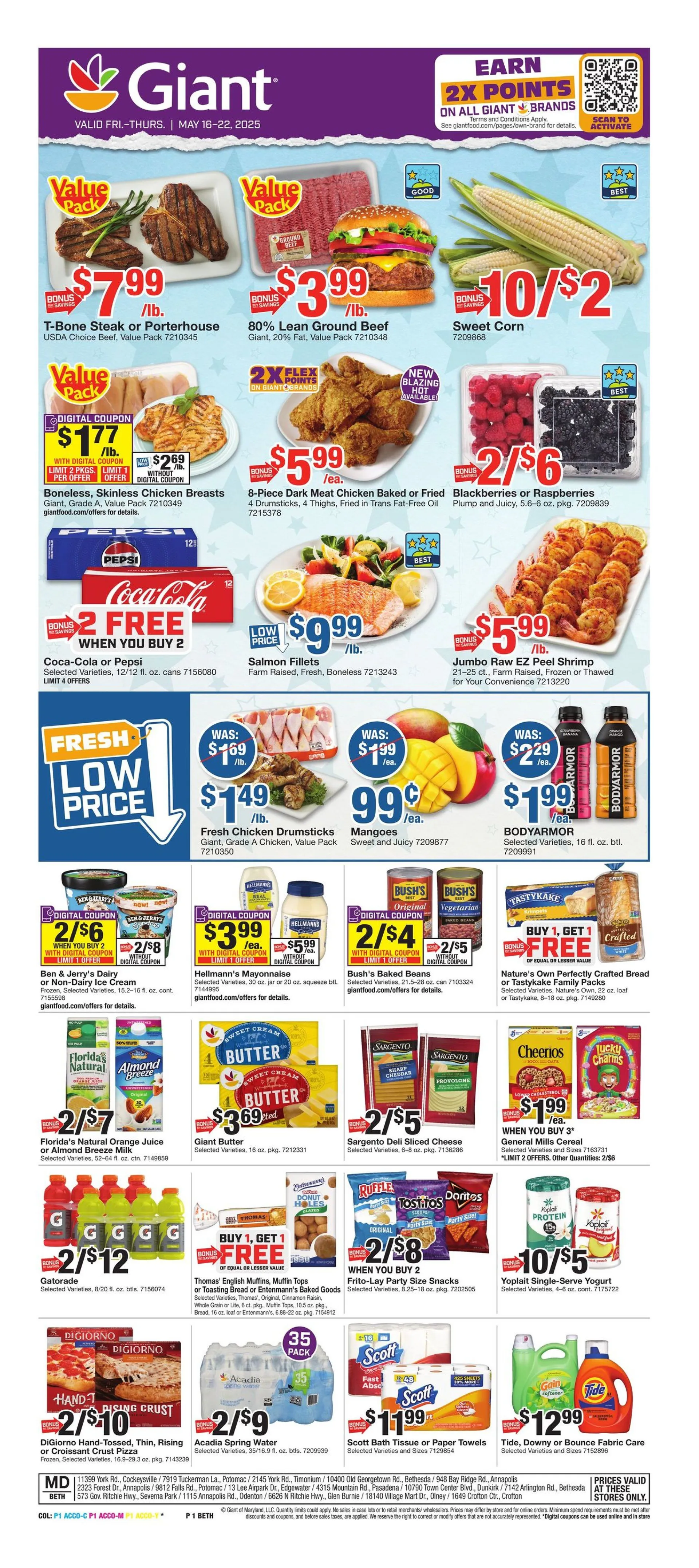 Weekly ad Giant Food Sales from May 16 to May 22 2025 - Page 