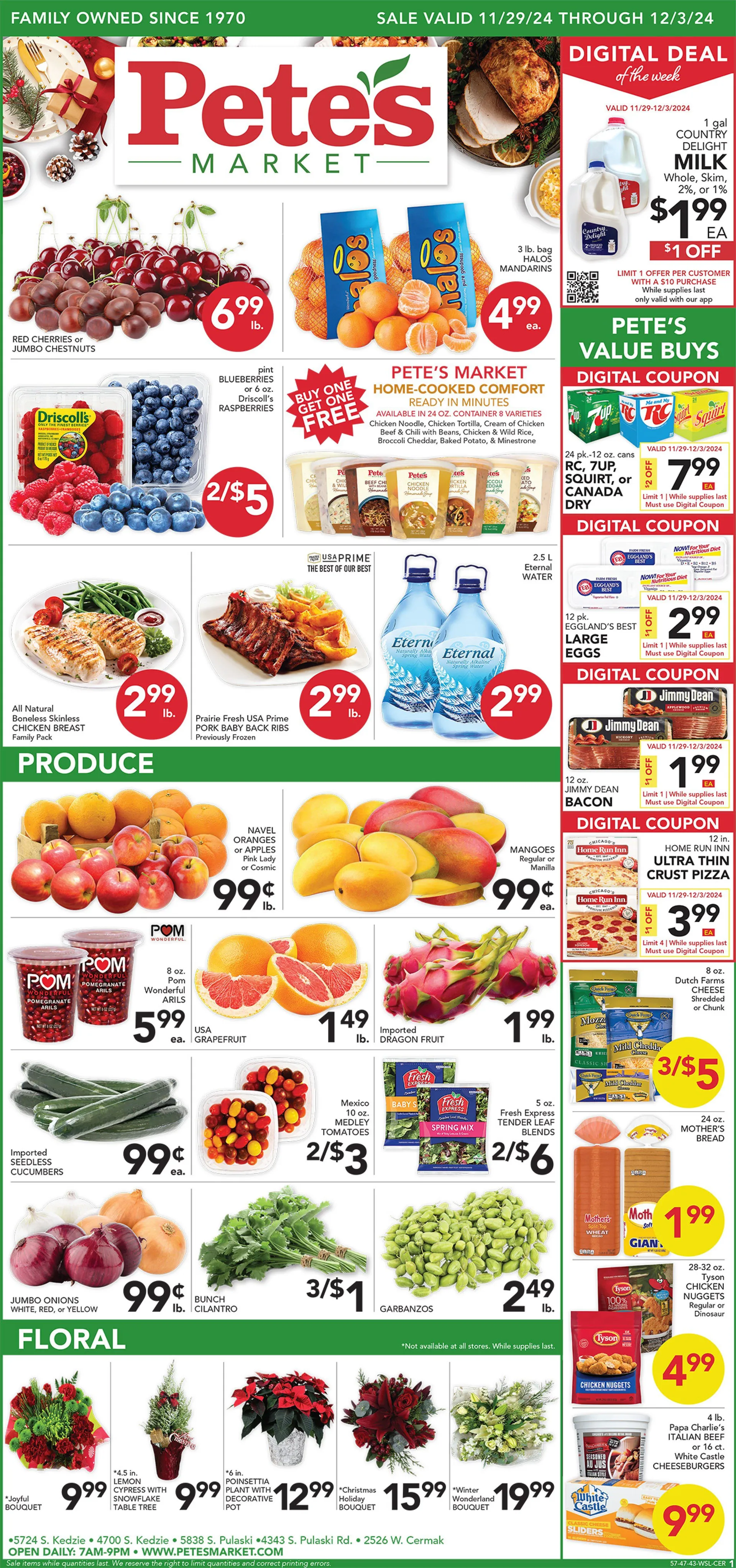 Weekly ad Pete's Fresh Market Deals from December 2 to December 3 2024 - Page 