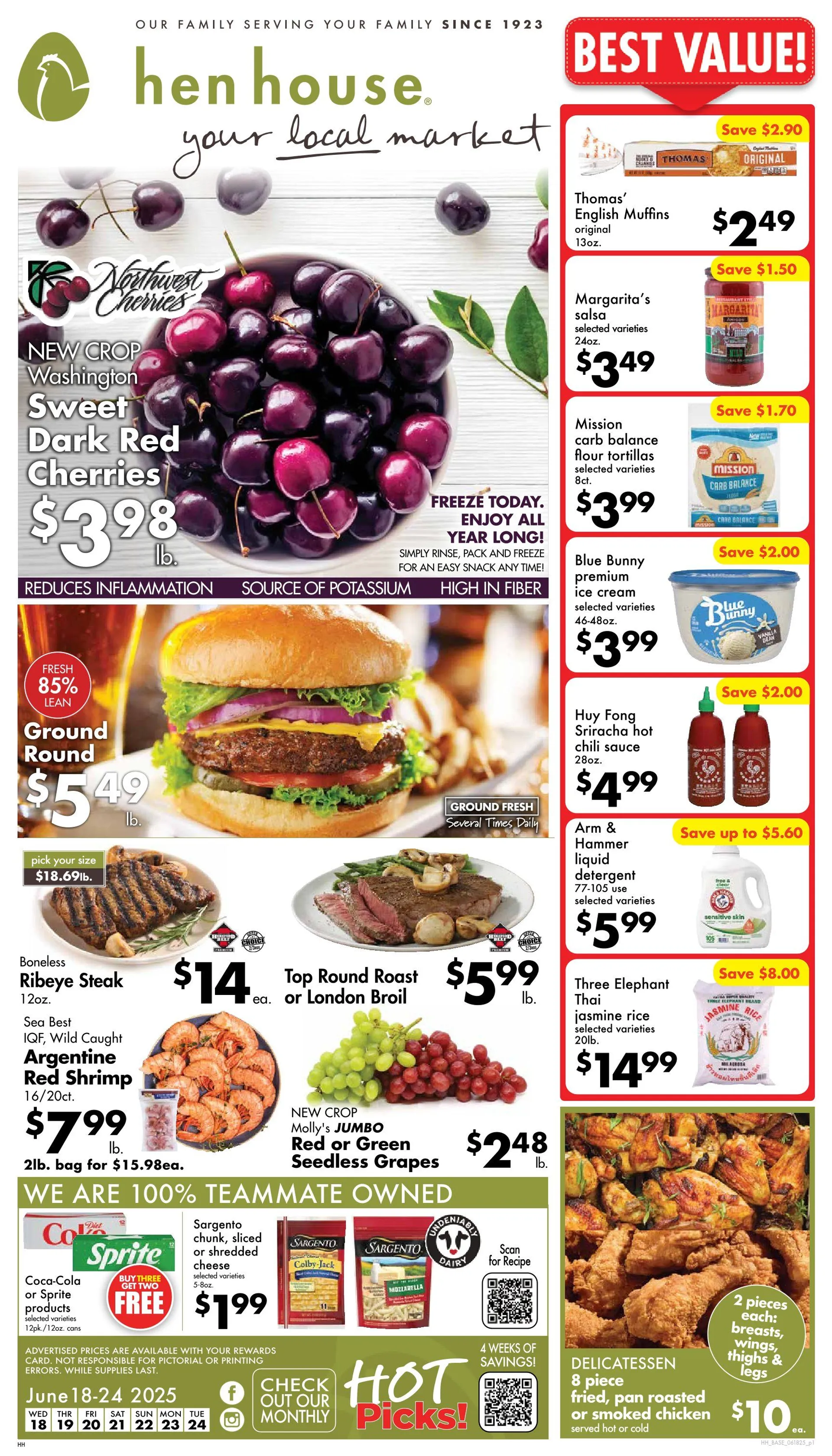 Weekly ad Hen House weekly ads from June 18 to June 24 2025 - Page 1