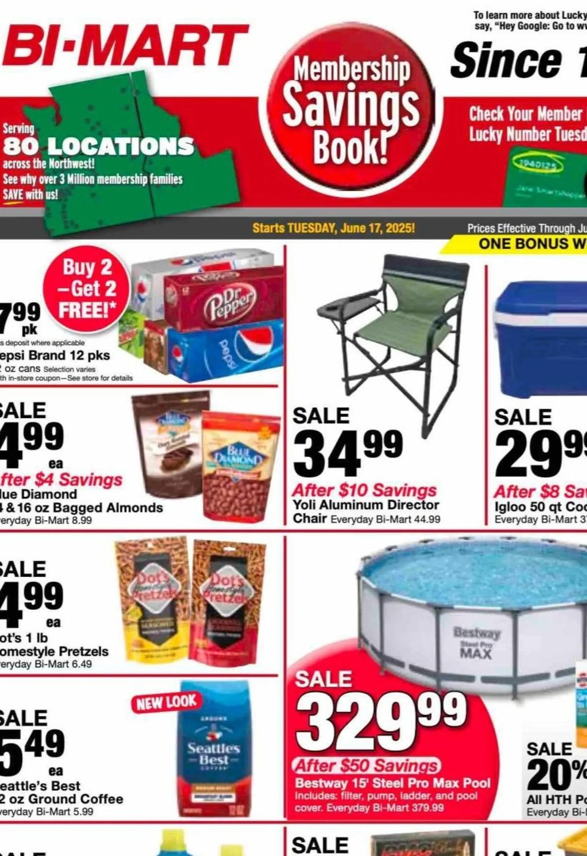 Weekly ad Bi - Mart Deals from June 17 to June 24 2025 - Page 1