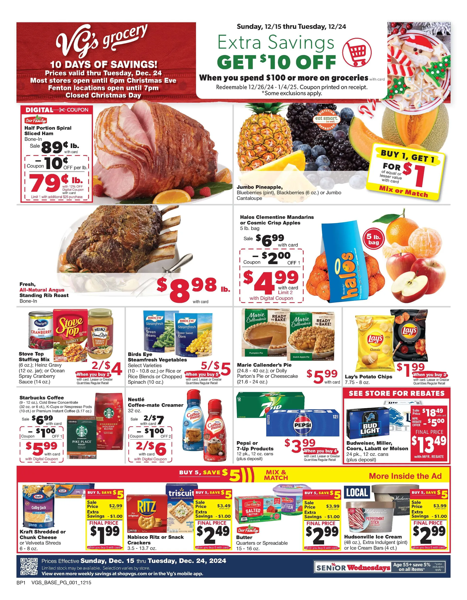 Weekly ad VG's Weekly Ad from December 15 to December 24 2024 - Page 