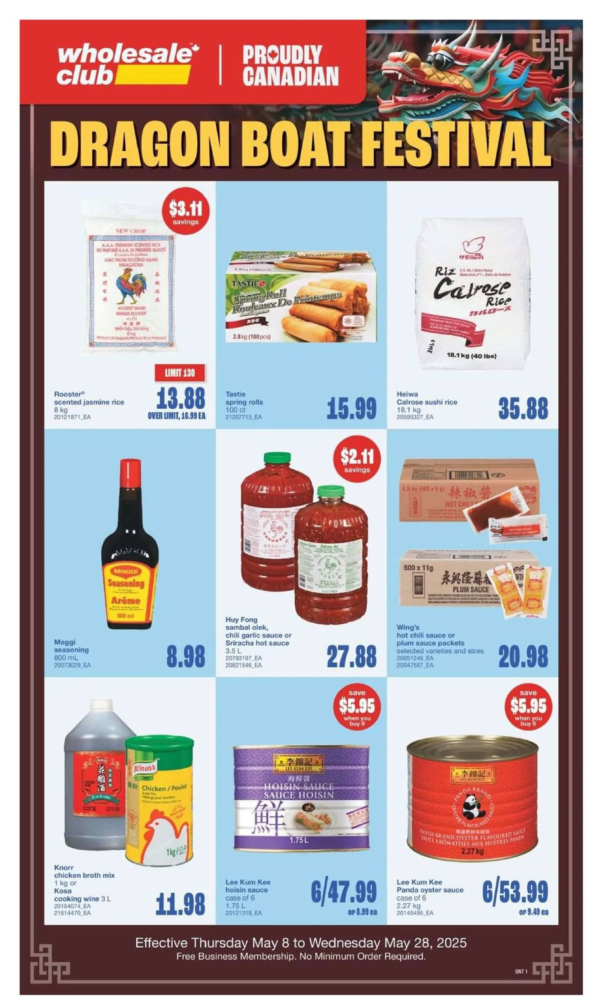 Wholesale Club Deals from May 8 to May 28 2025 - flyer page 