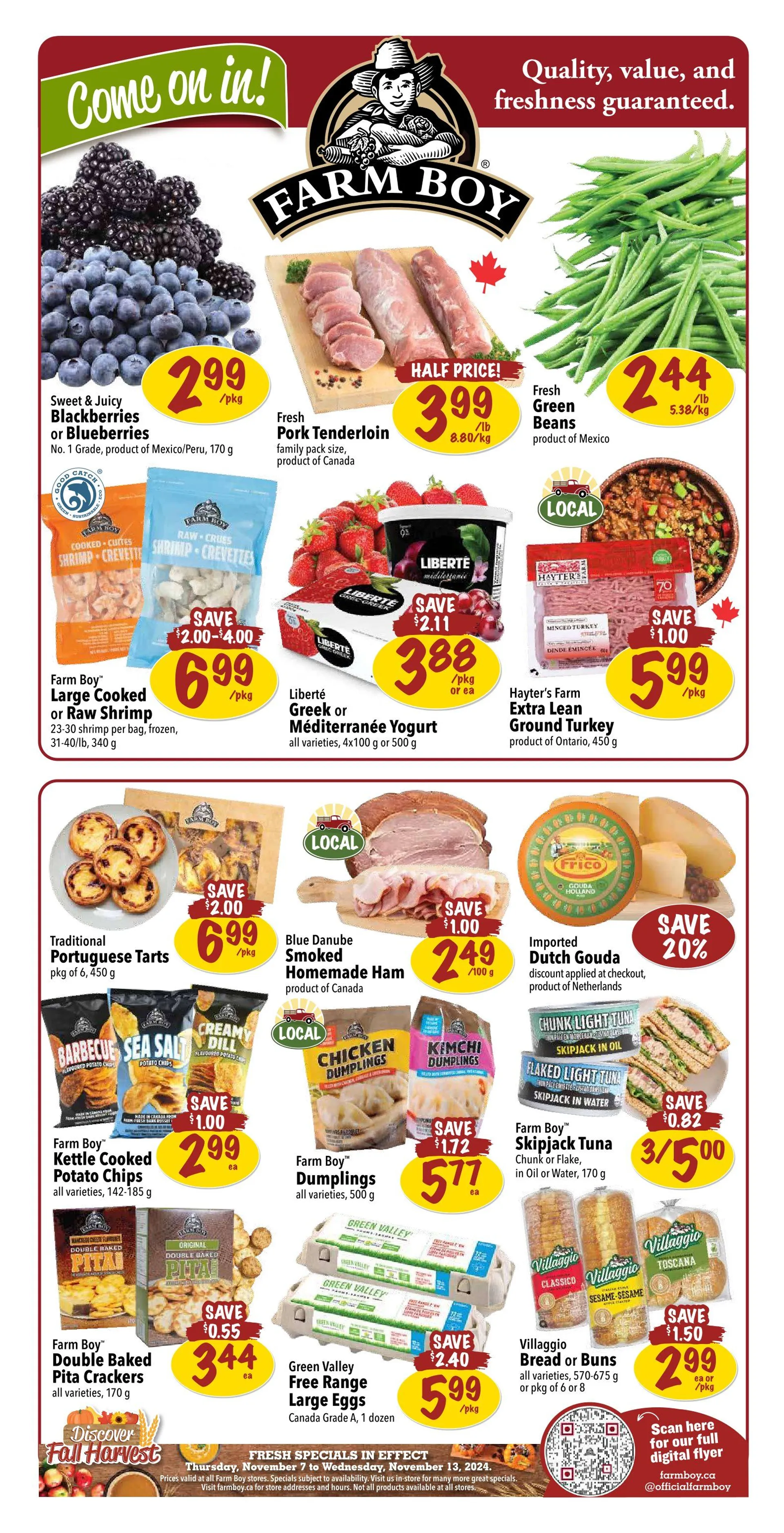 Farm Boy Weekly Ad from November 7 to November 13 2024 - flyer page 