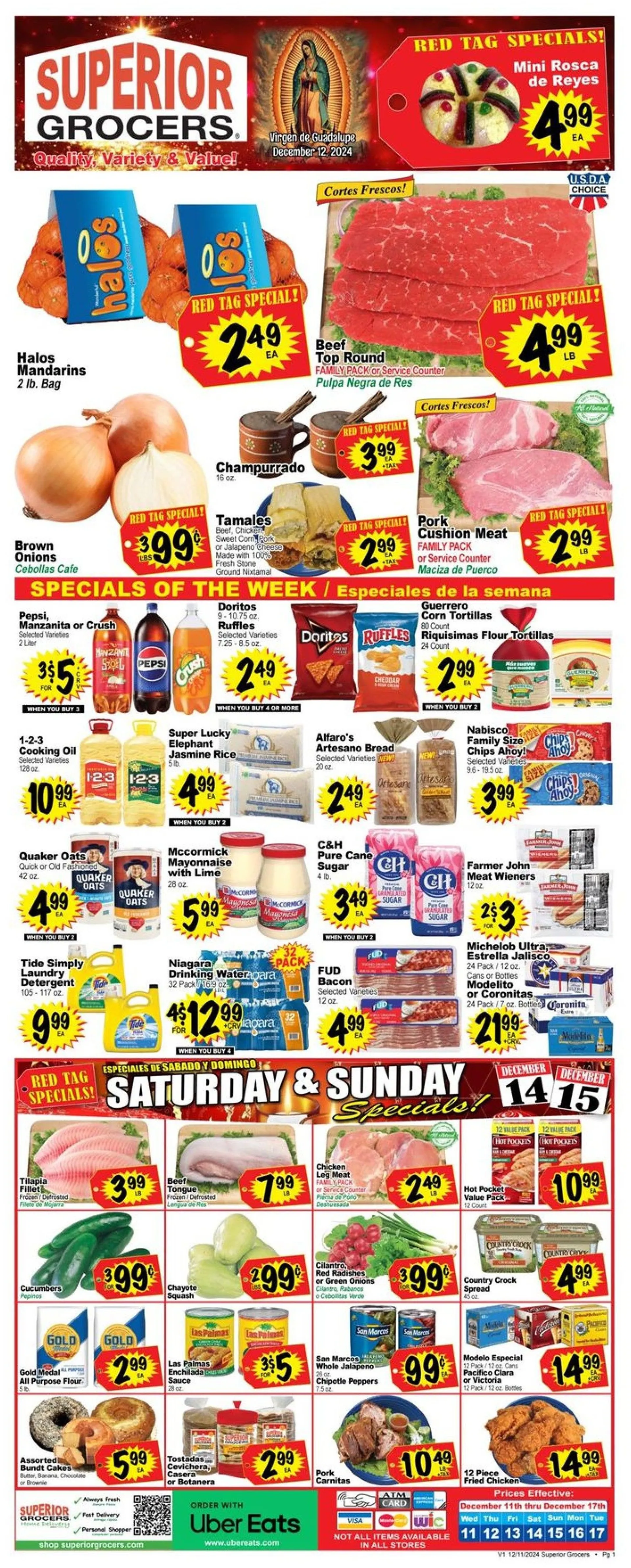 Weekly ad Superior Grocers Deals from December 11 to December 17 2024 - Page 