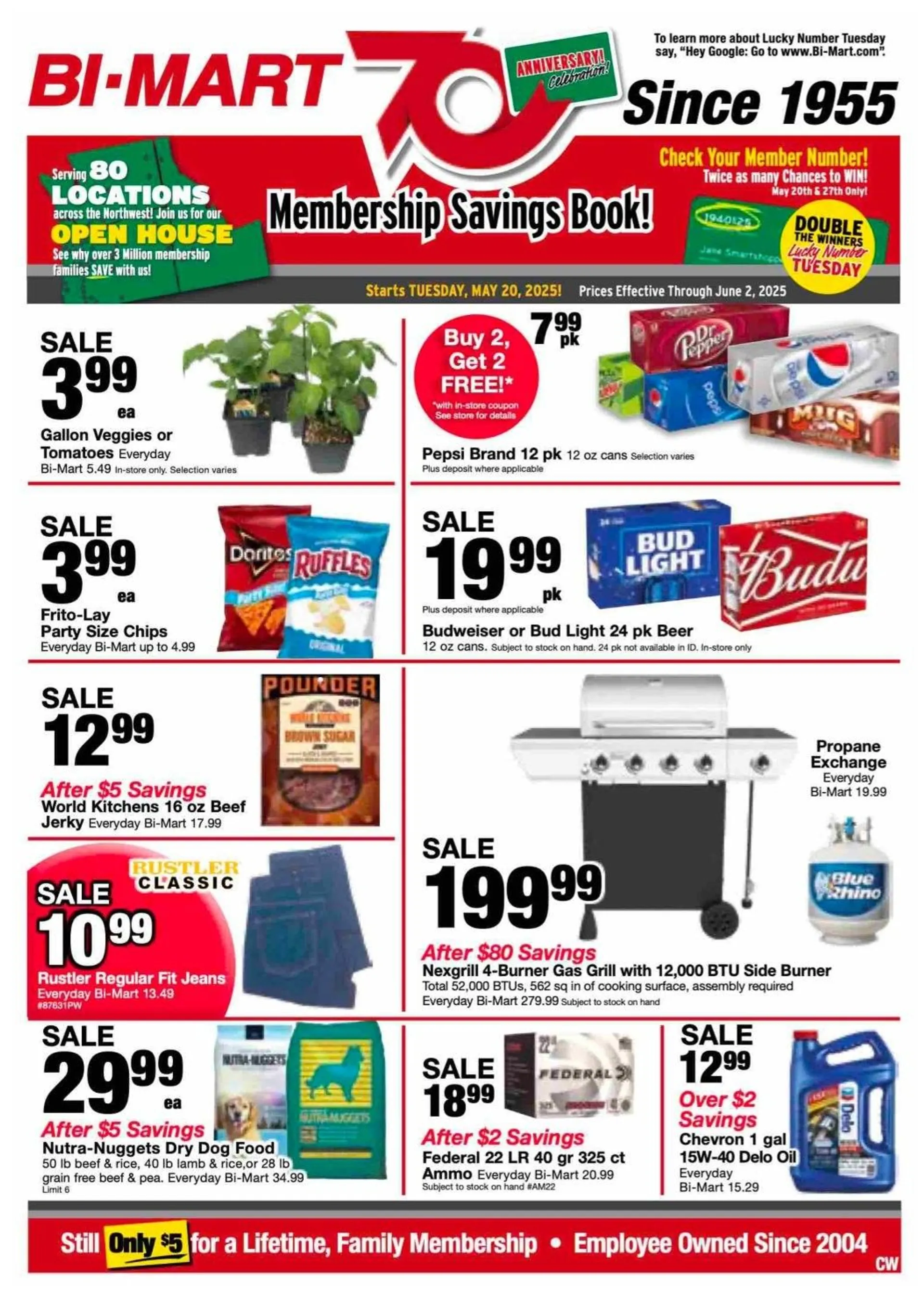 Weekly ad Bi-Mart Sales from May 20 to June 2 2025 - Page 1