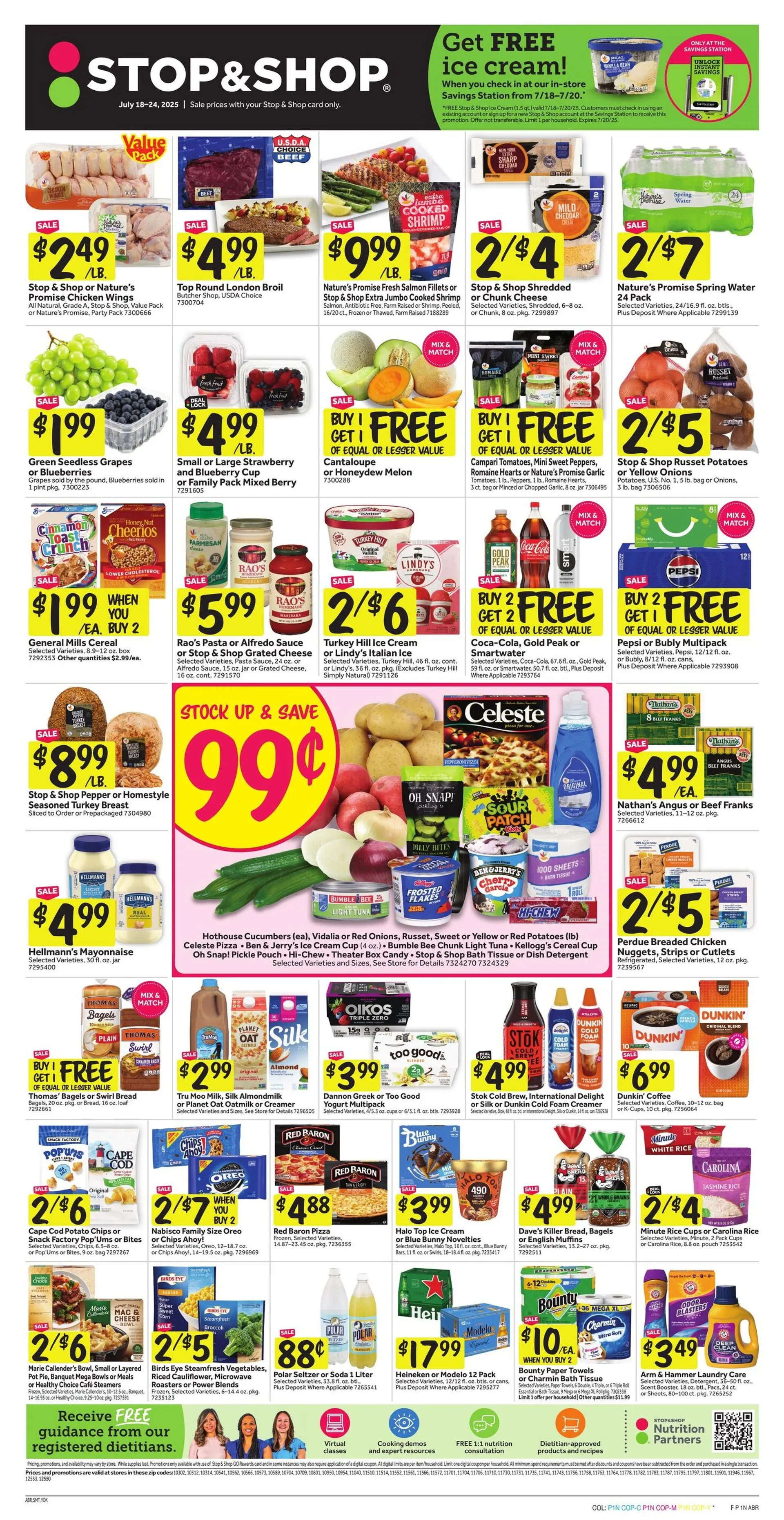 Weekly ad Stop & Shop Sales from July 18 to July 24 2025 - Page 1