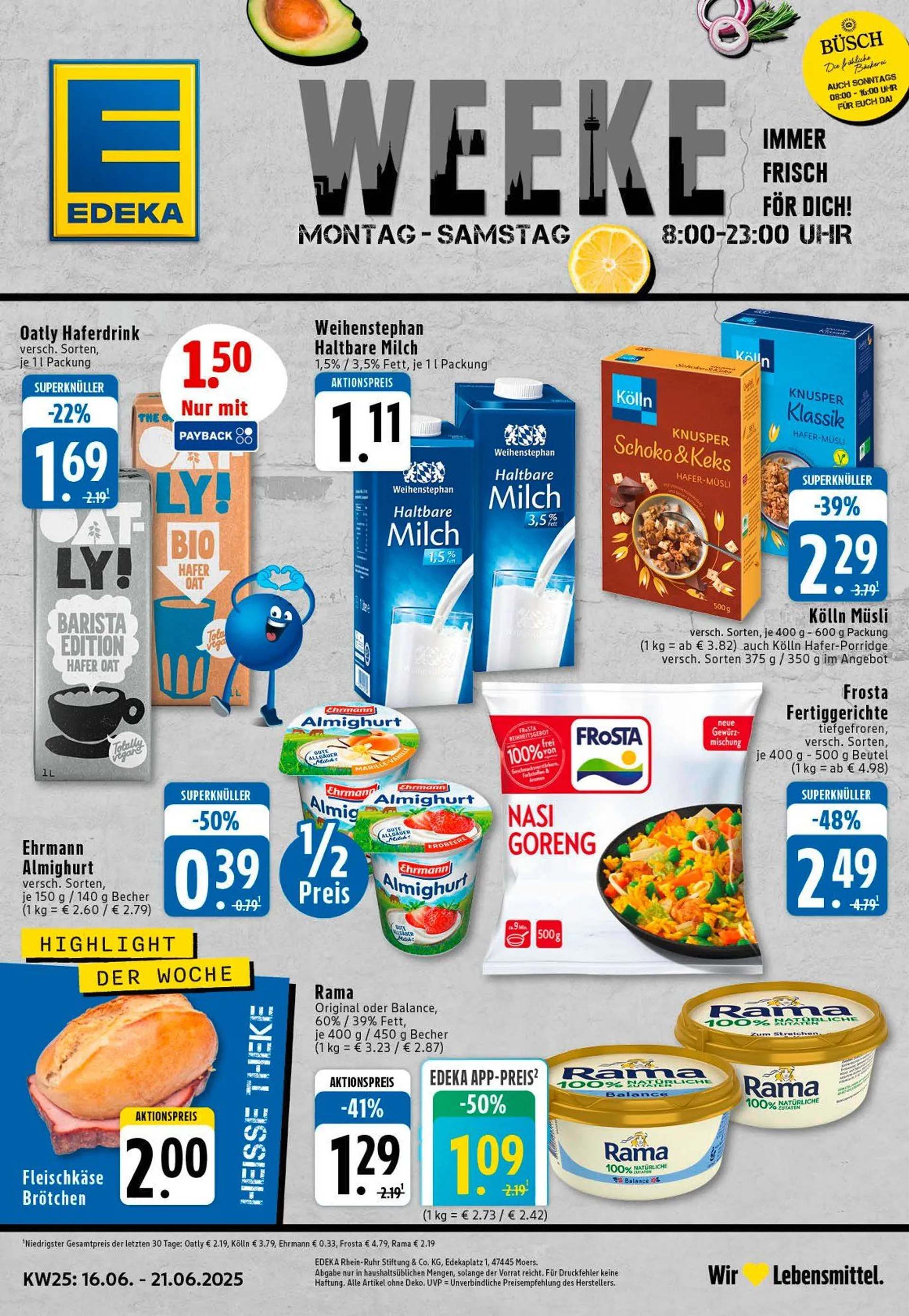 Edeka Prospekt von 17. Juni bis 21. Juni 2025 - Prospekt seite 1